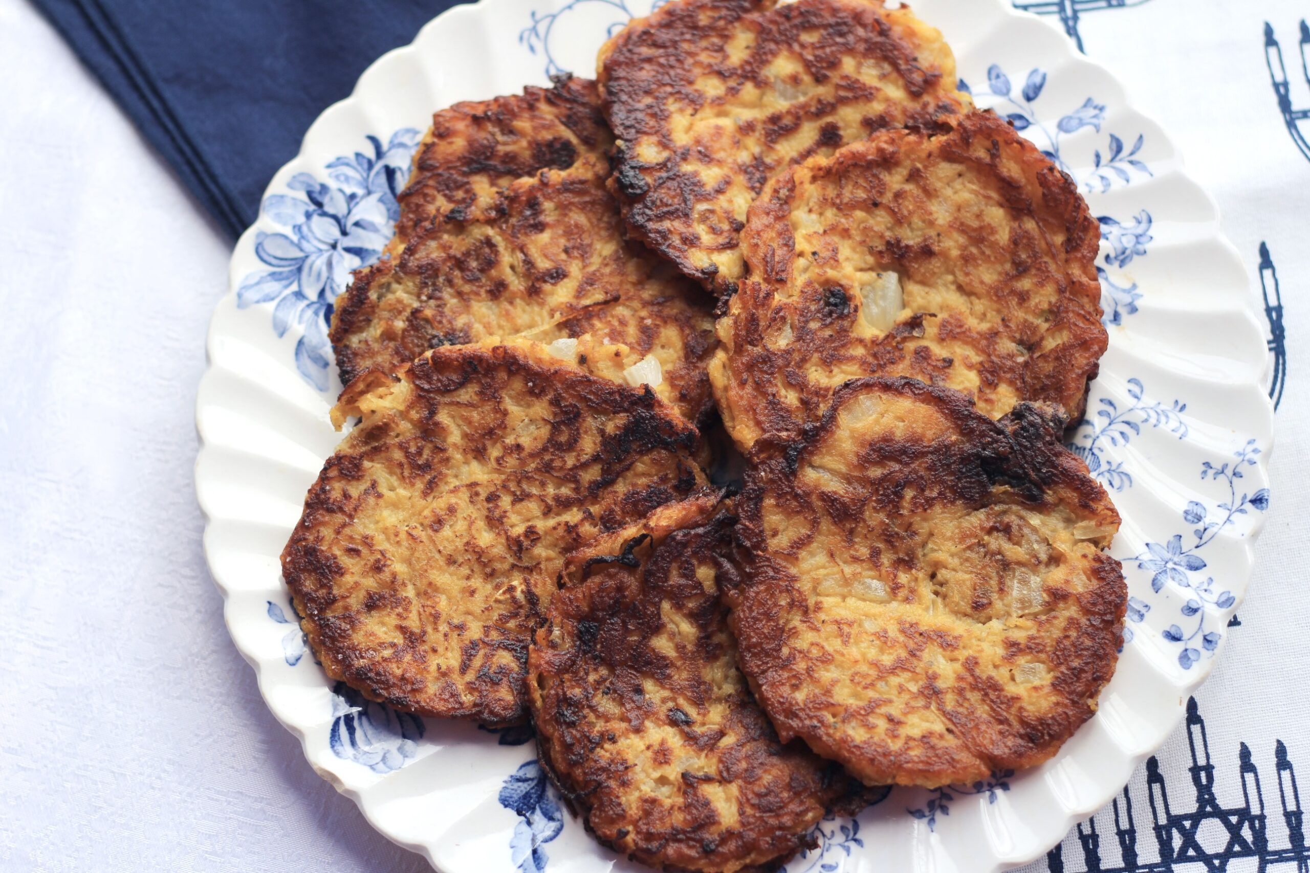 Spaghetti Squash Sweet Potato Latkes