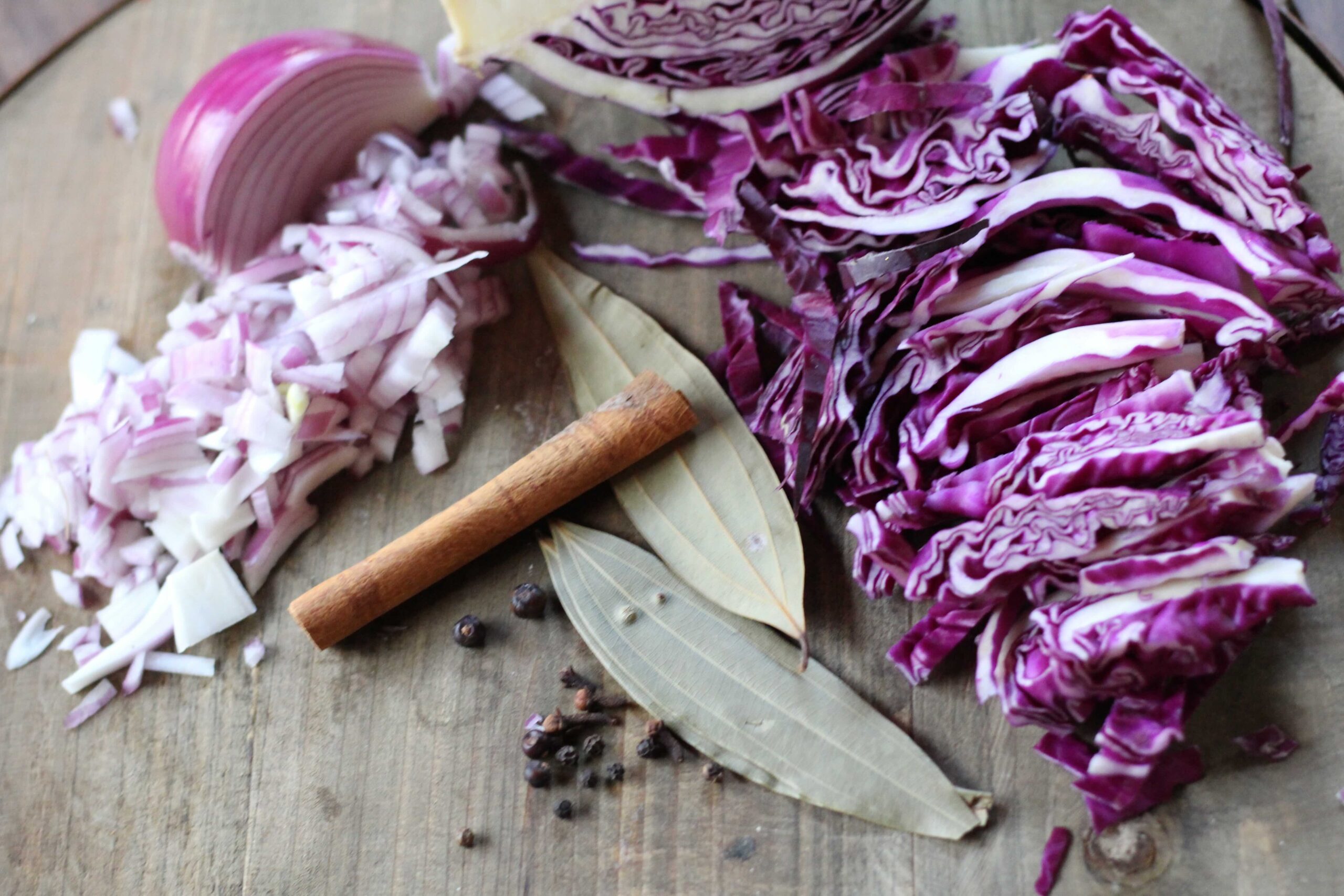 Red Cabbage and spices