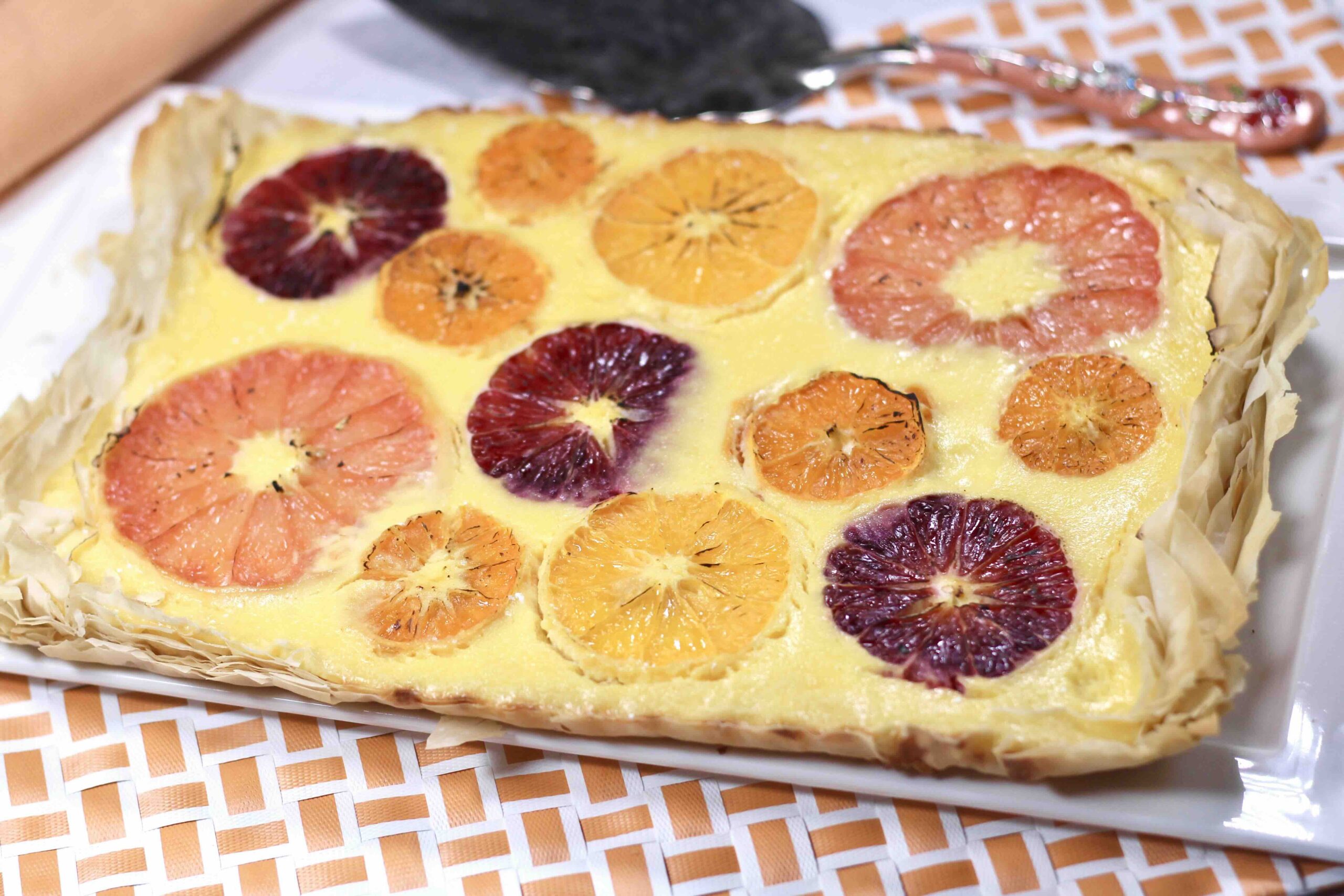 Caramelized Citrus Cream Tart