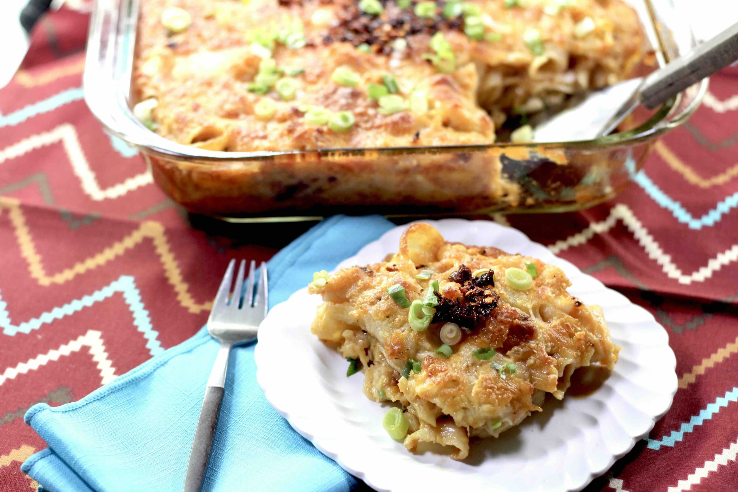 Chili Crisp Potato Mac-n-Cheese