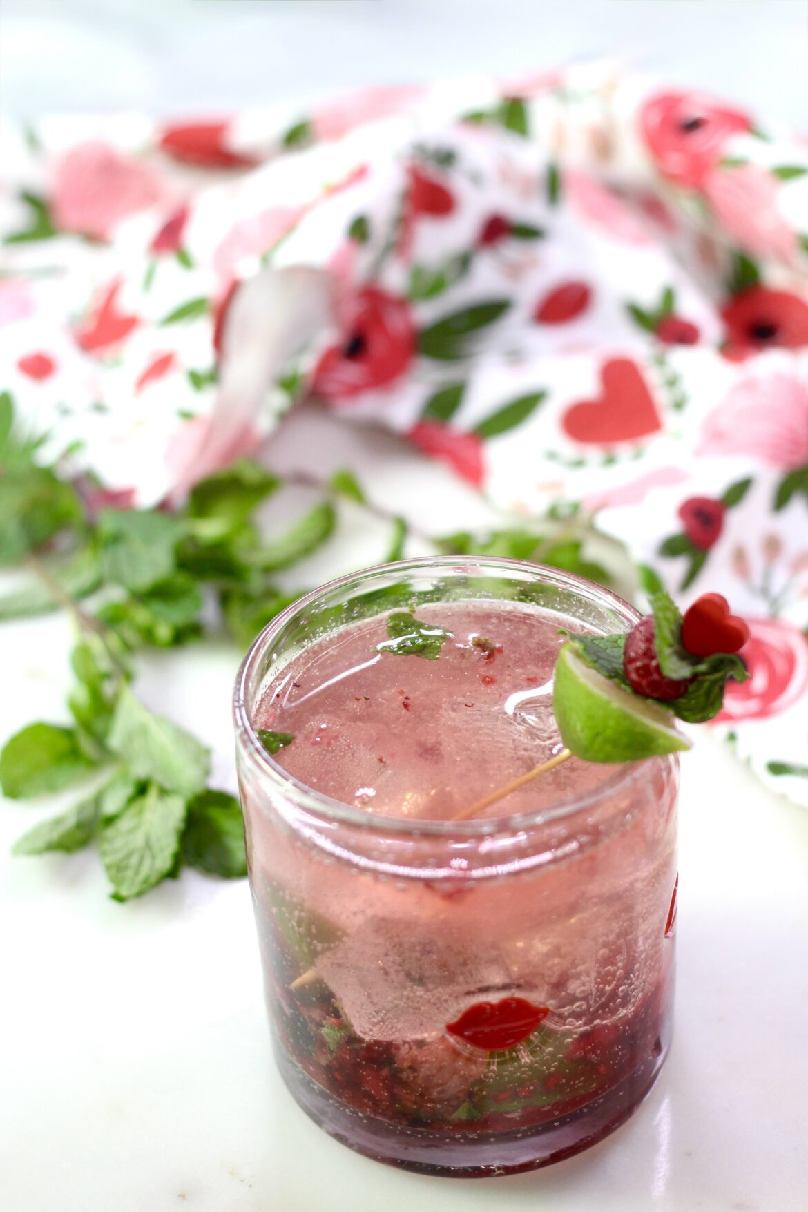 Valentine’s Berry Love Mojito
