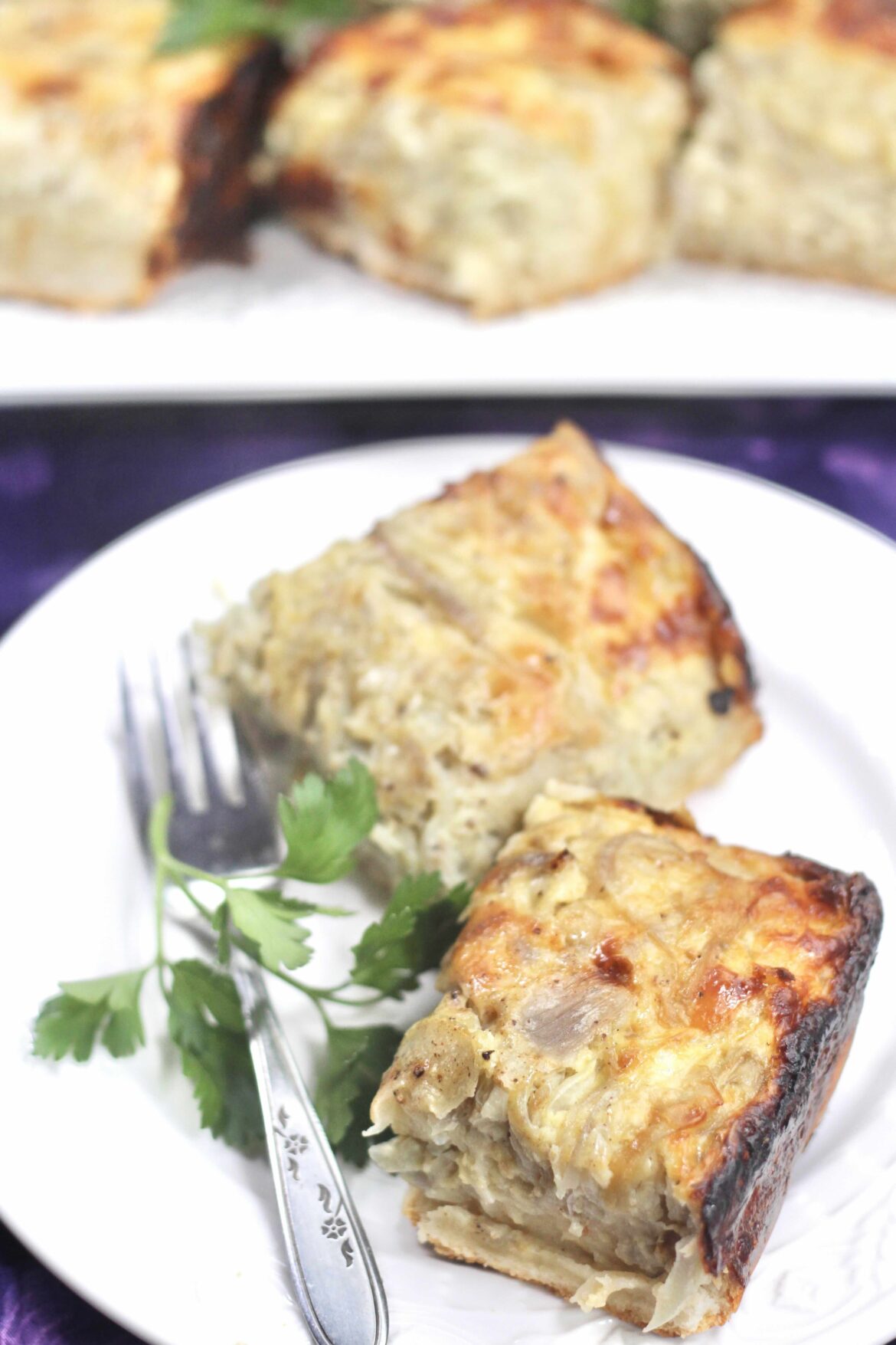 Cheesy Onion Buttermilk Cake