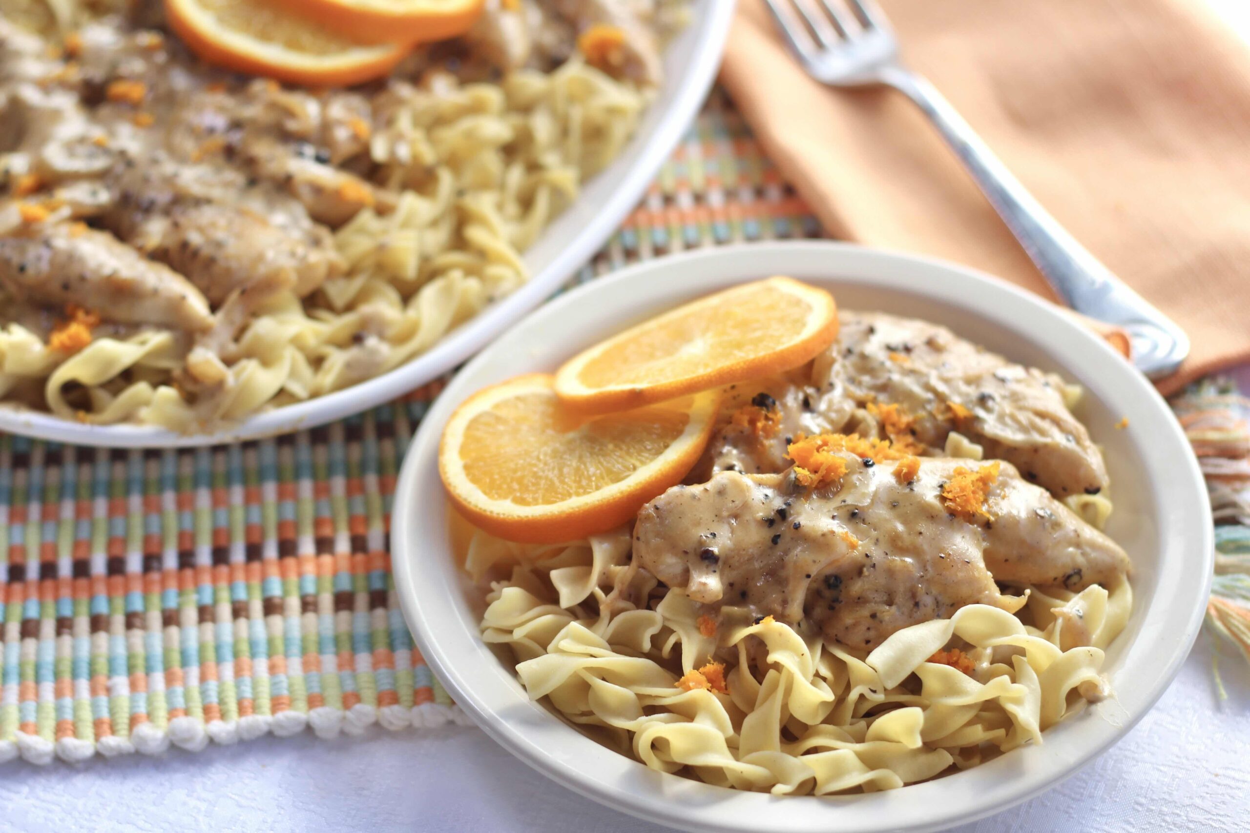 Orange Pepper Cream Chicken