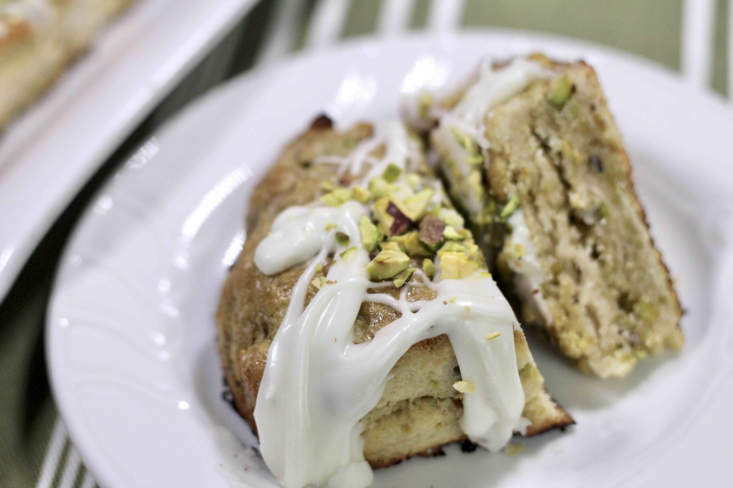 Pistachio Cream Scones