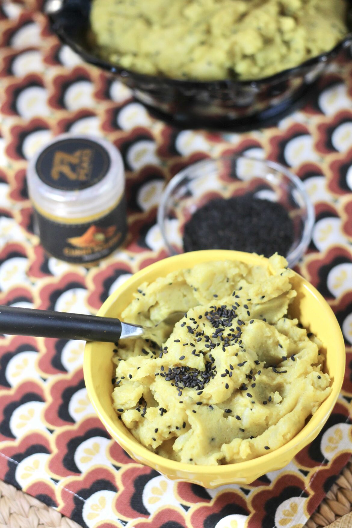 Toasted Sesame Curry Potatoes