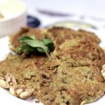 Walnut Feta Falafel Fritters