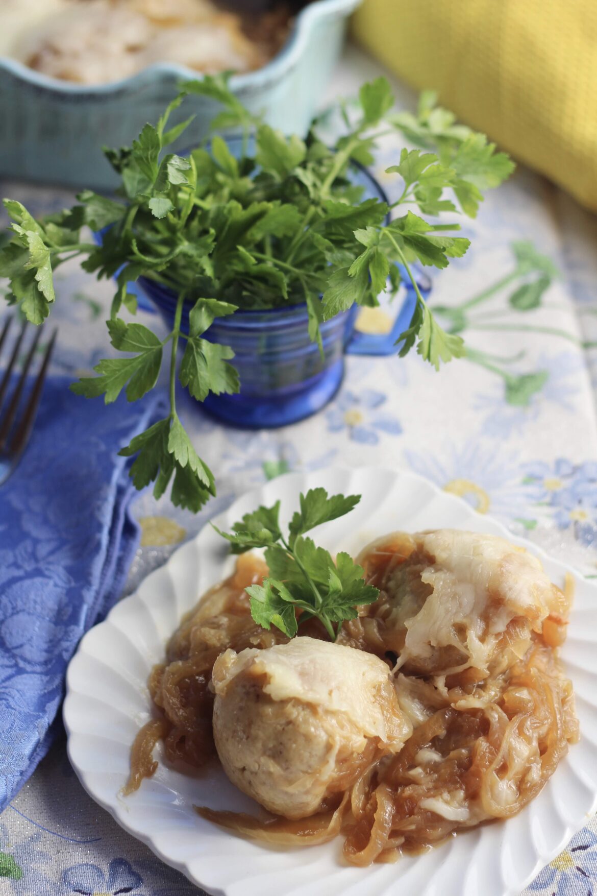 Cheesy Matzoh Ball Casserole