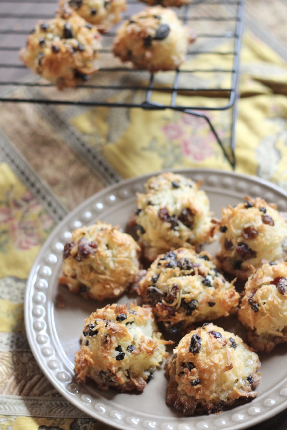 Jeweled Coconut Macaroons