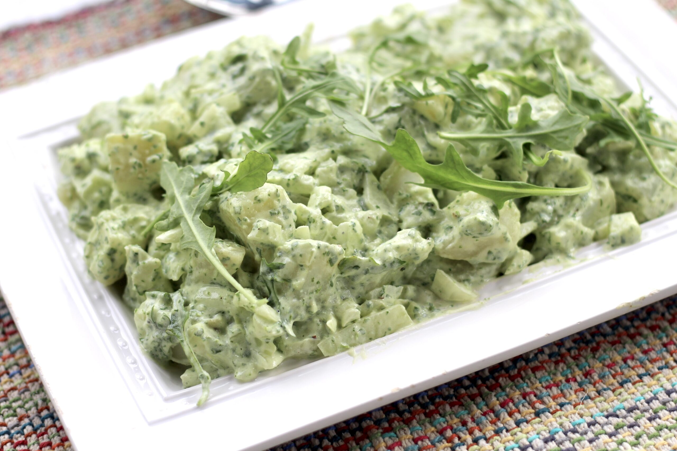 Arugula Cream Potato Salad