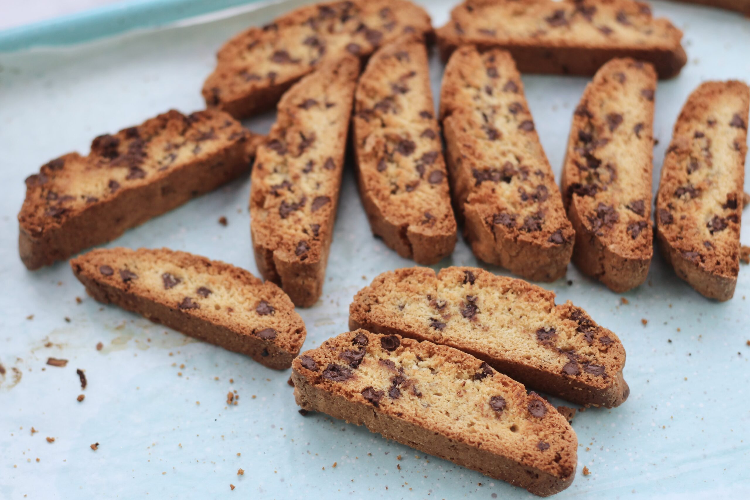Limoncello Chocolate Chip Biscotti 