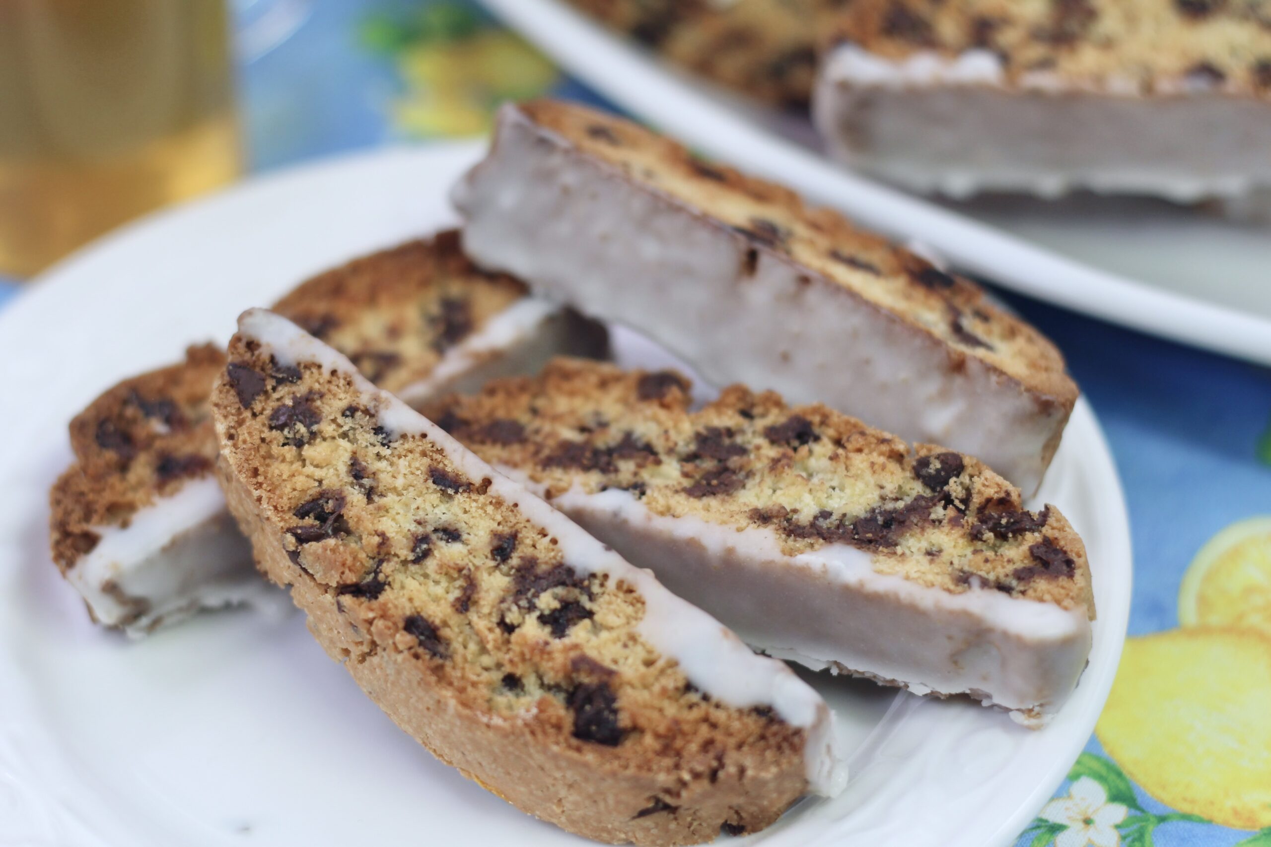 Limoncello Chocolate Chip Biscotti 