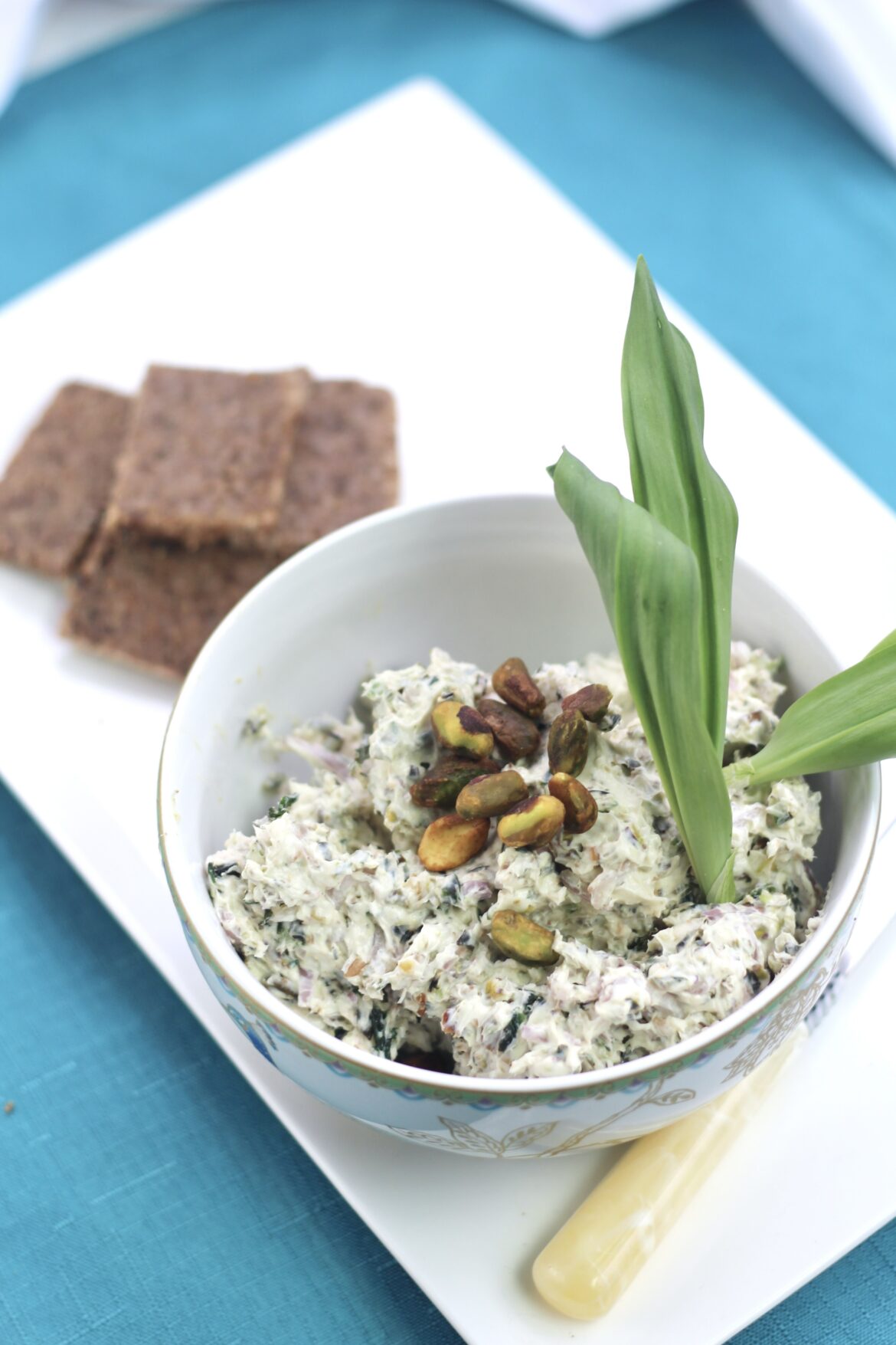 Ramp Pistachio Shallot Dip