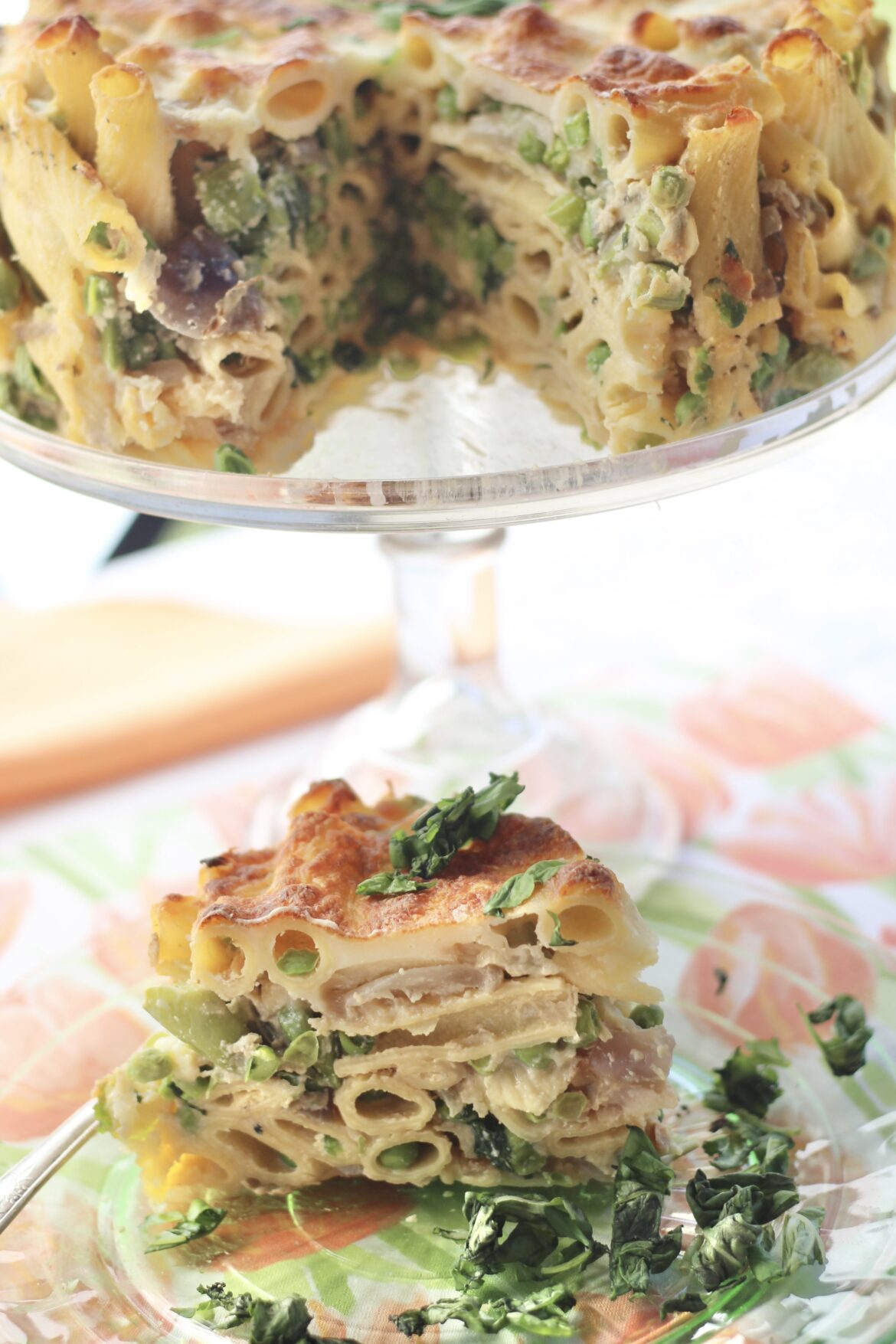 Spring Peas Pasta Torte
