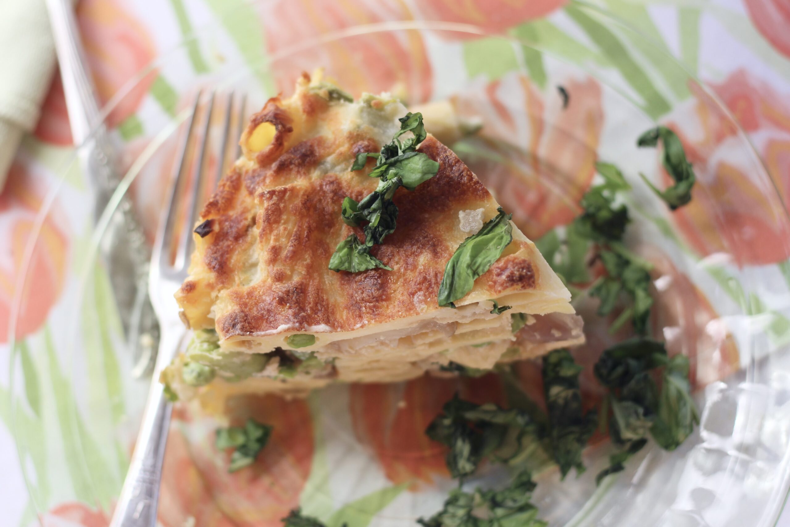 Spring Peas Pasta Torte