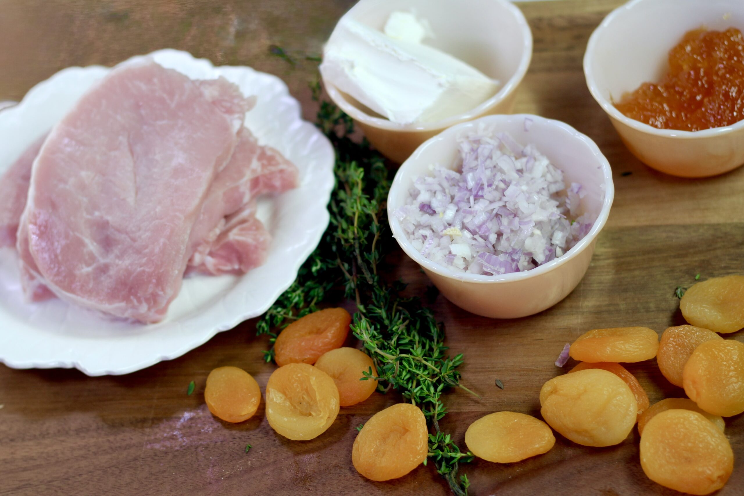 Apricot Thyme Pork Roulade