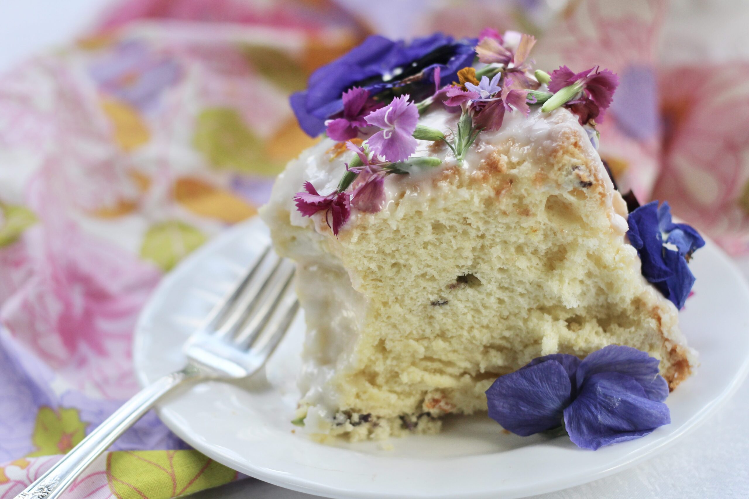 Floral Chiffon Cake