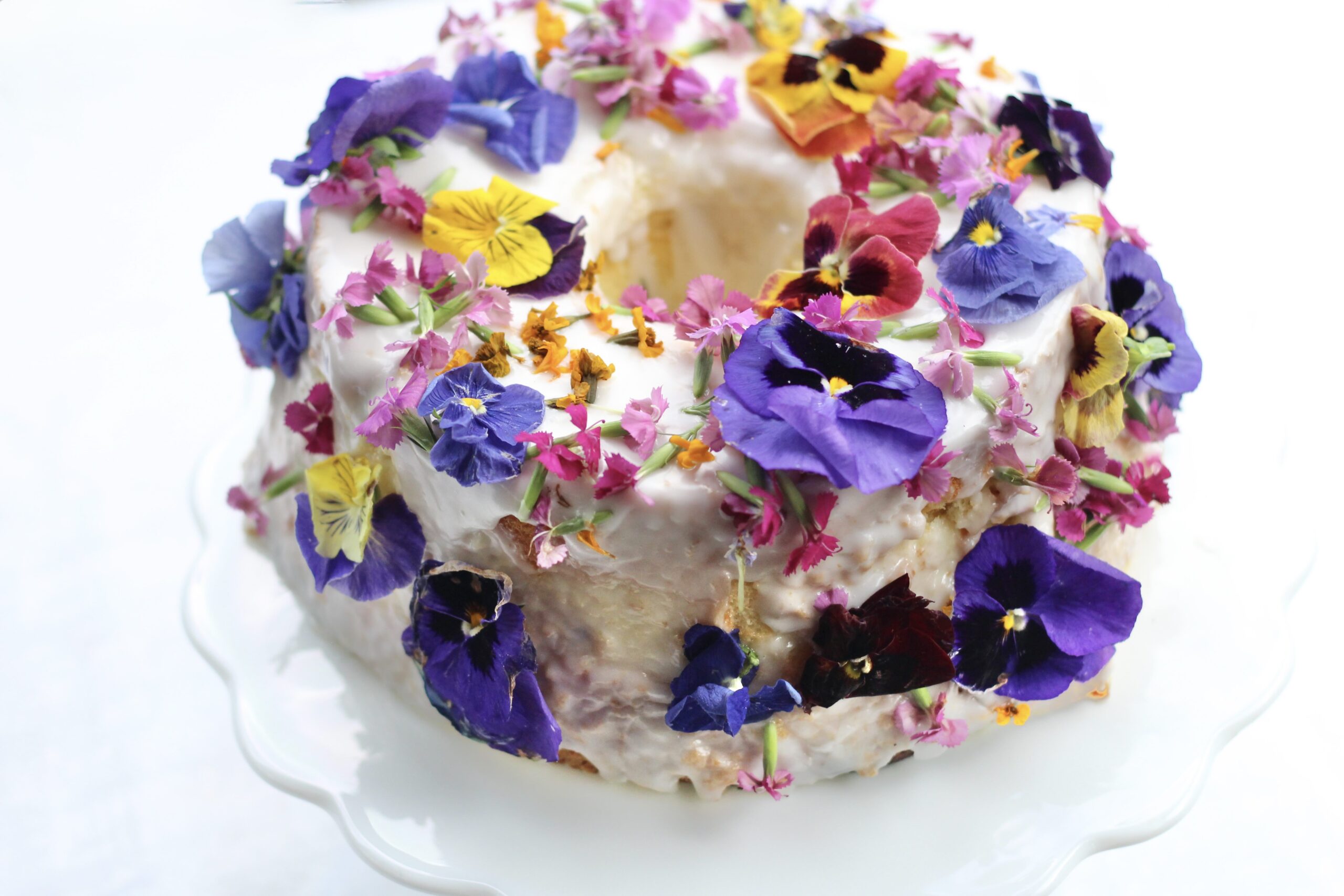 Floral Chiffon Cake