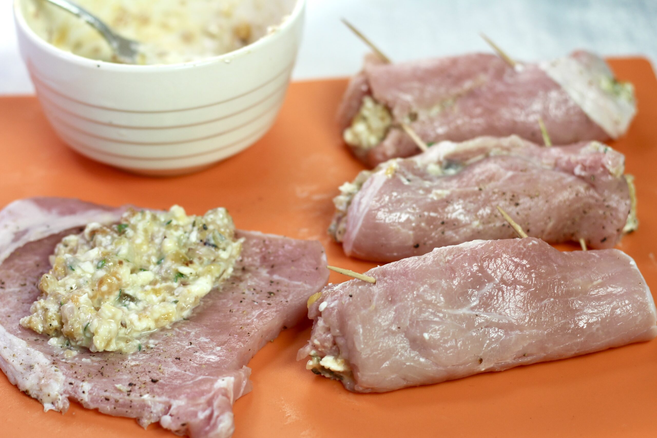 Apricot Thyme Pork Roulade