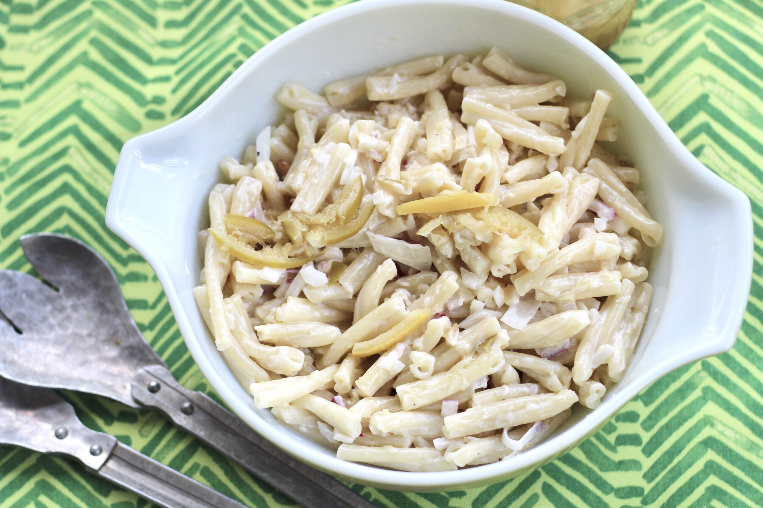 Preserved Lemon Lime Pasta Salad