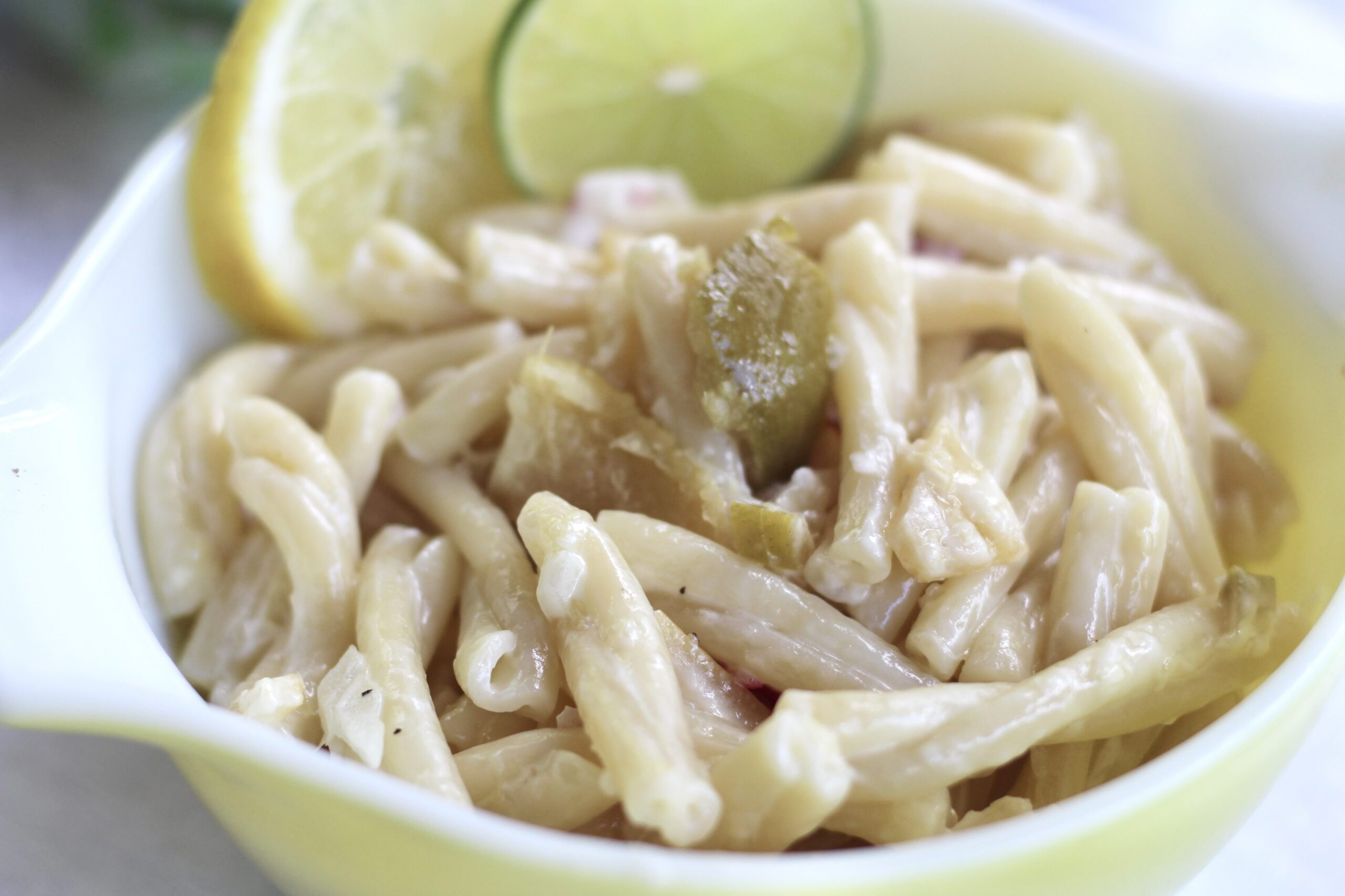 Preserved Lemon Lime Pasta Salad