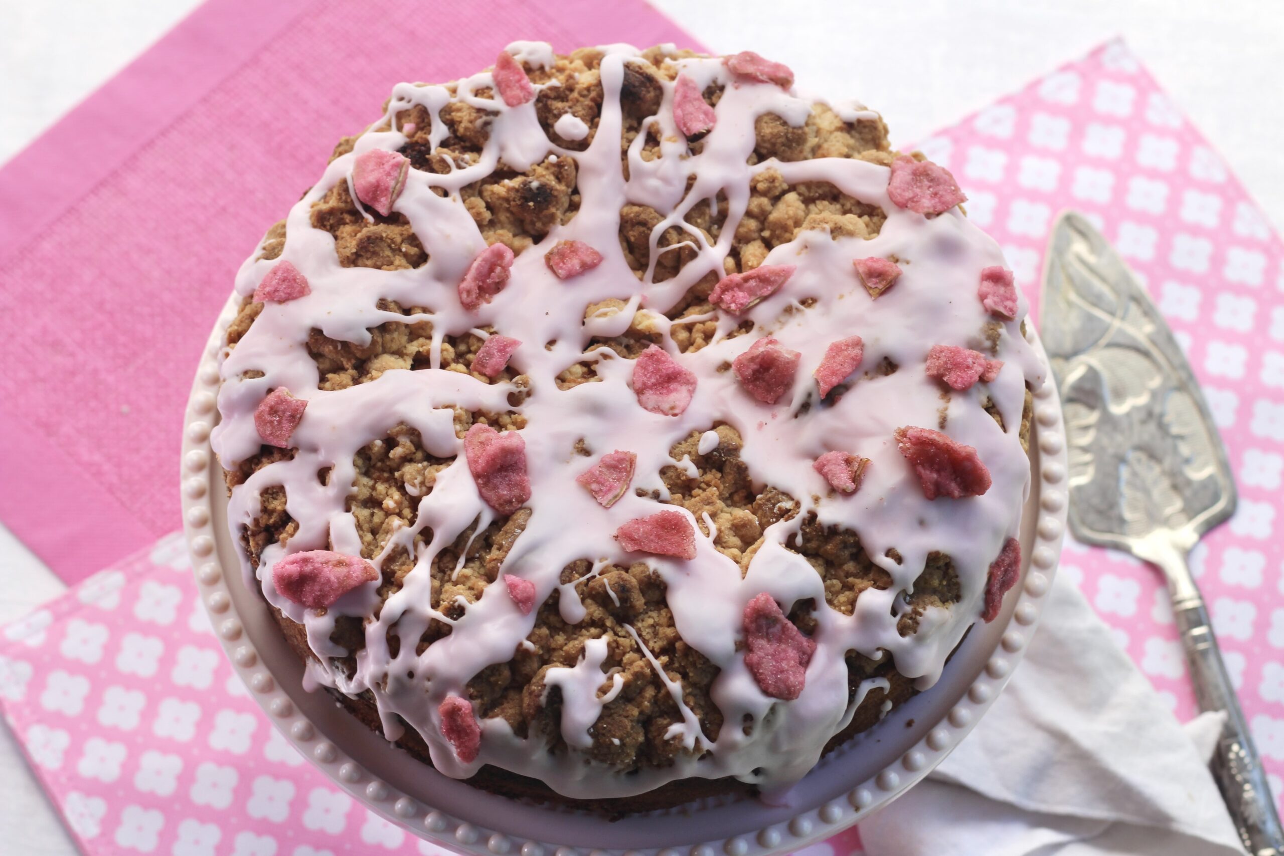 Rose Jan Streusel Cake