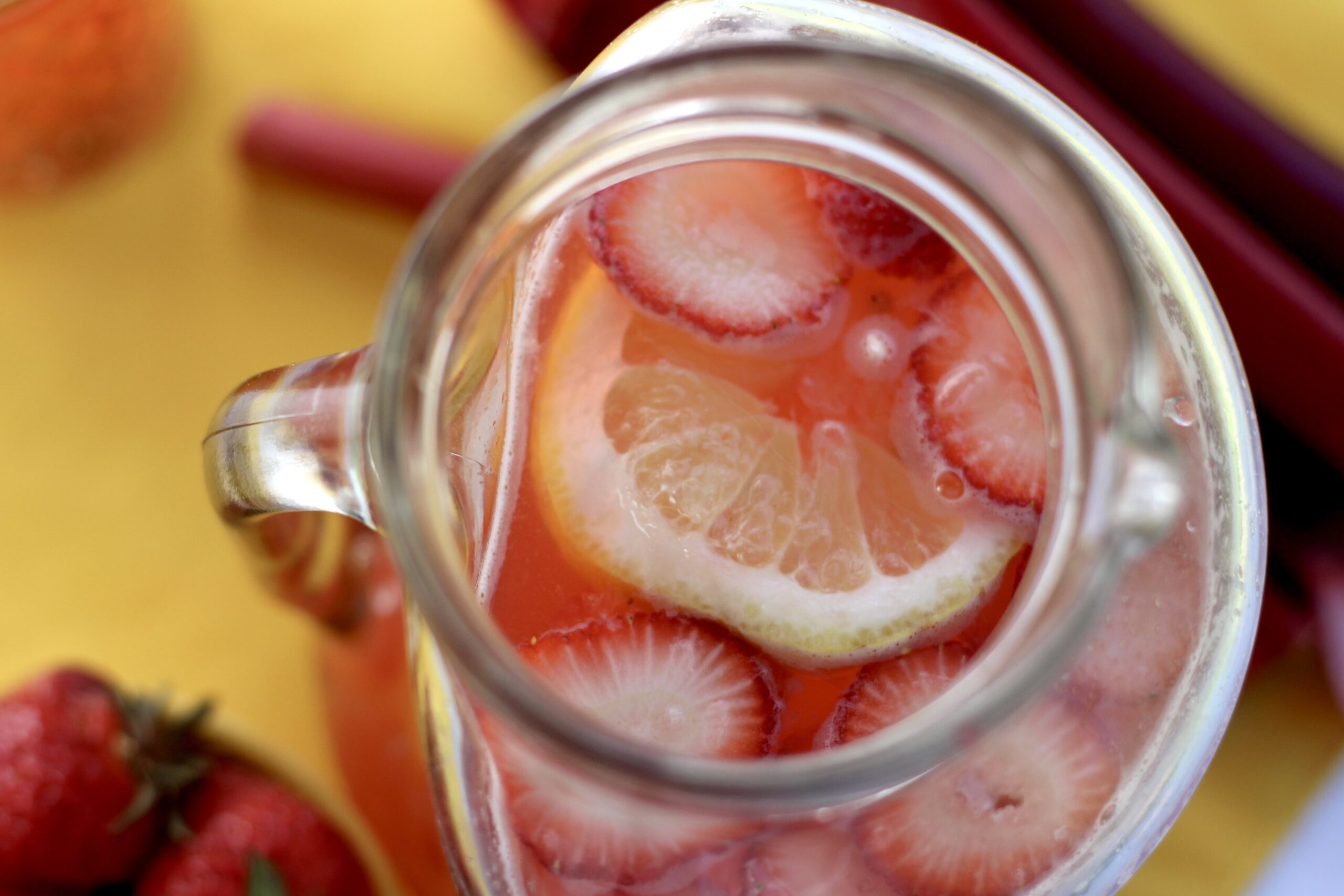Strawberry Rhubarb Lemonade