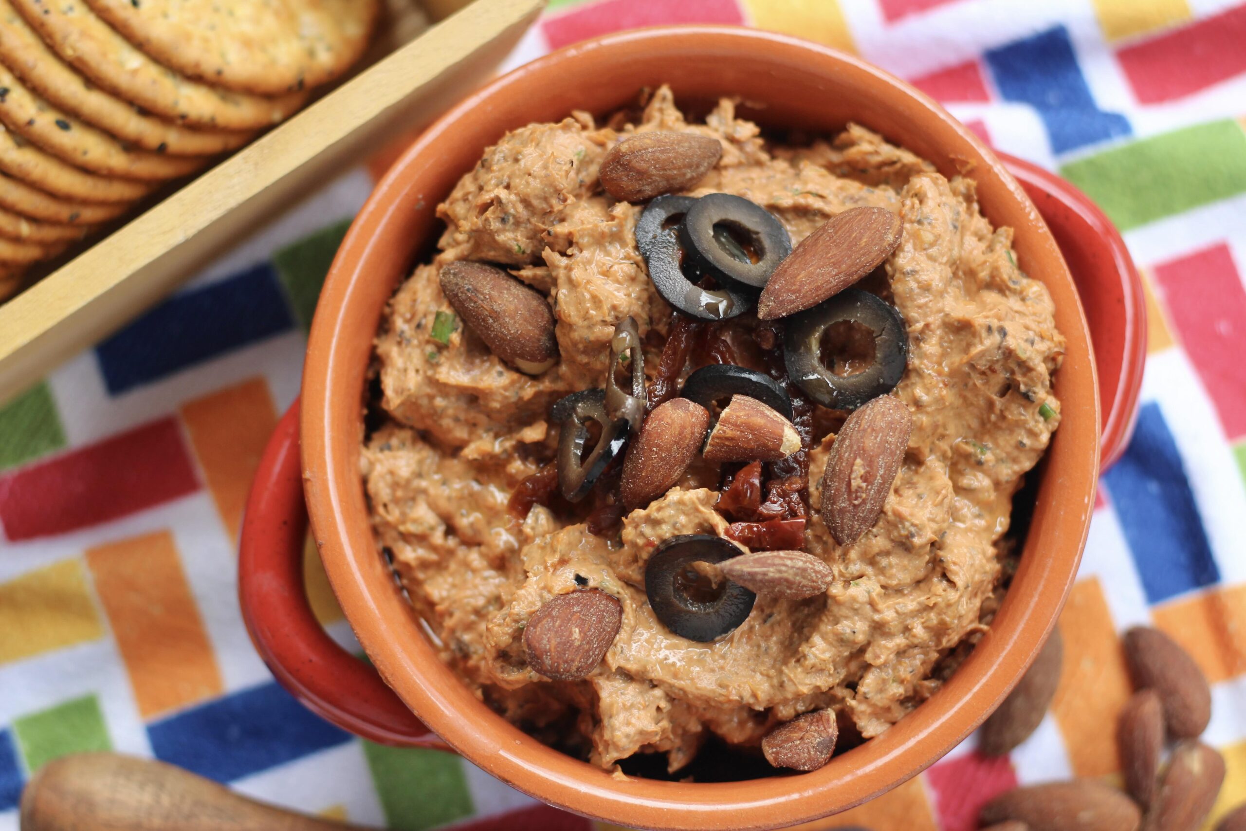 Tomato Almond Olive Spread