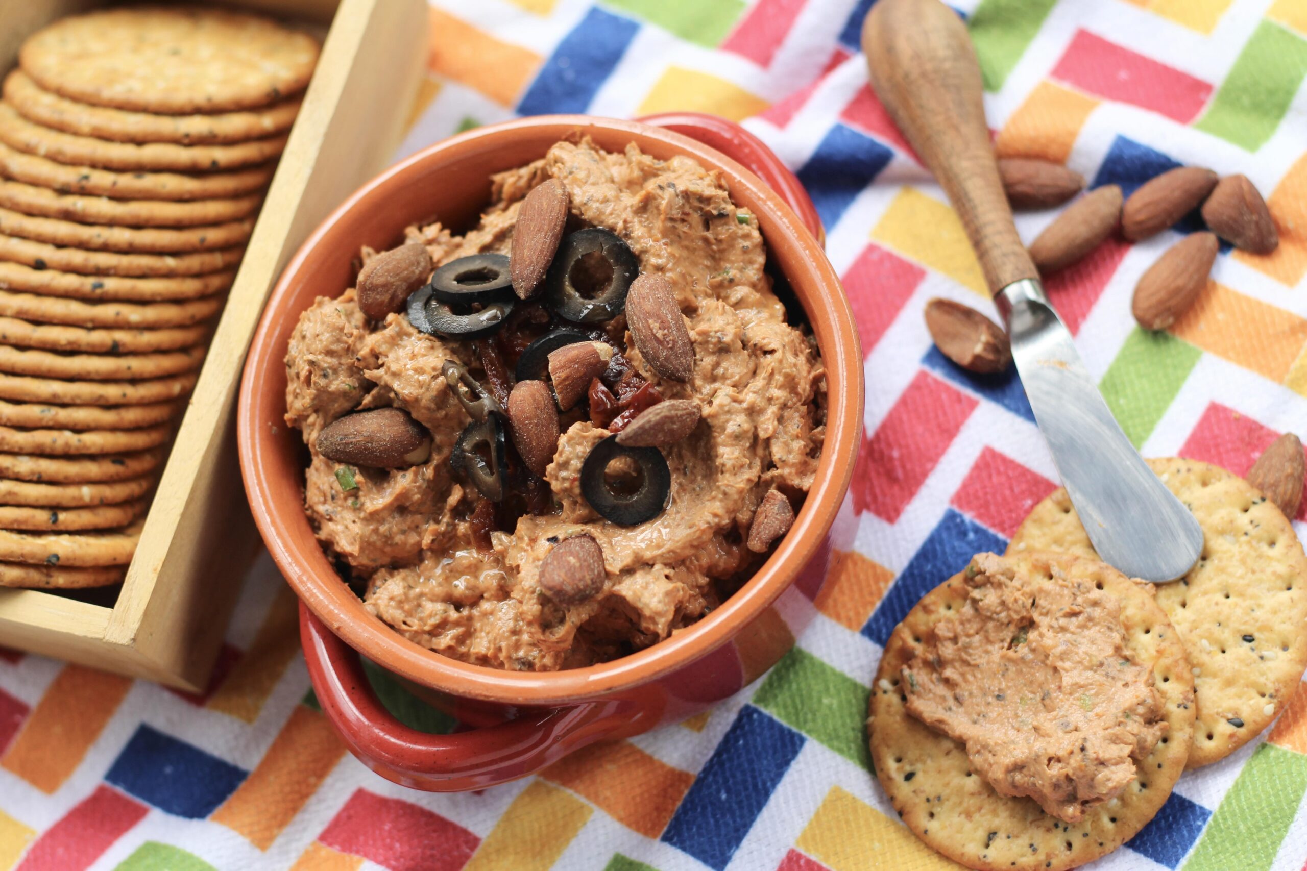 Tomato Almond Olive Spread