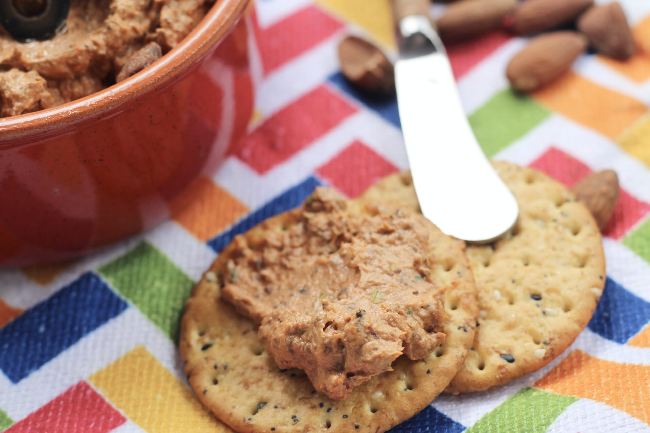 Tomato Almond Olive Spread