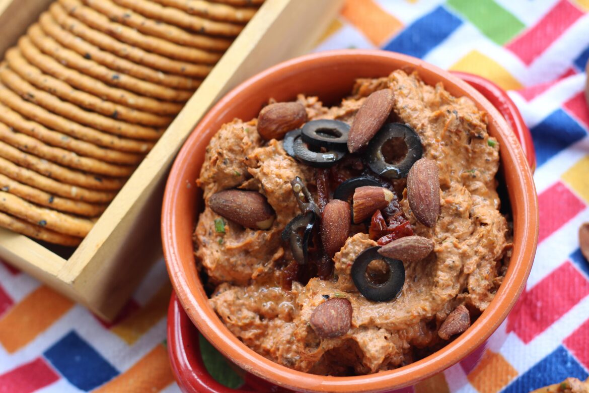 Tomato Almond Olive Spread