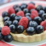 Blueberry Raspberry Marzipan Tartlets