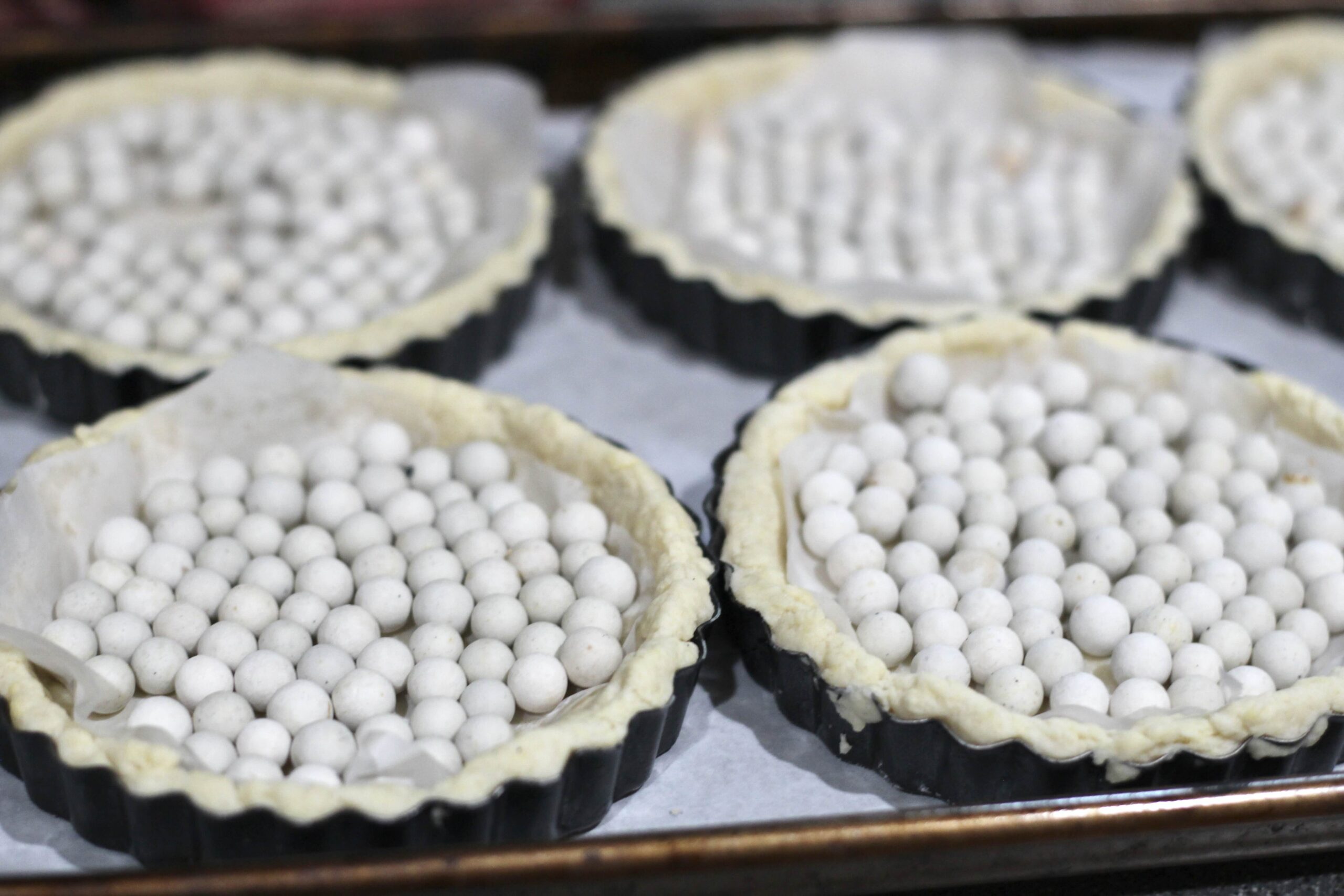 blind baking tartlets