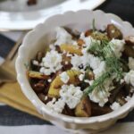 Hazelnut Feta Caramelized Potatoes