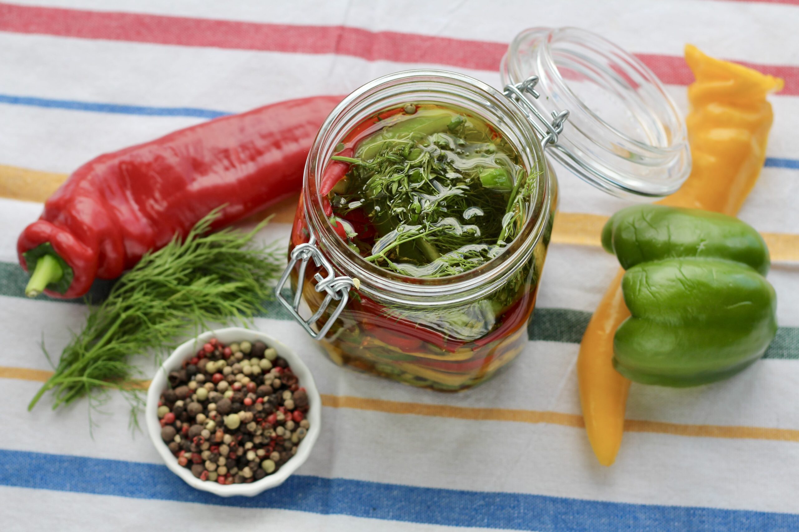 Peppery Herby Olive Oil