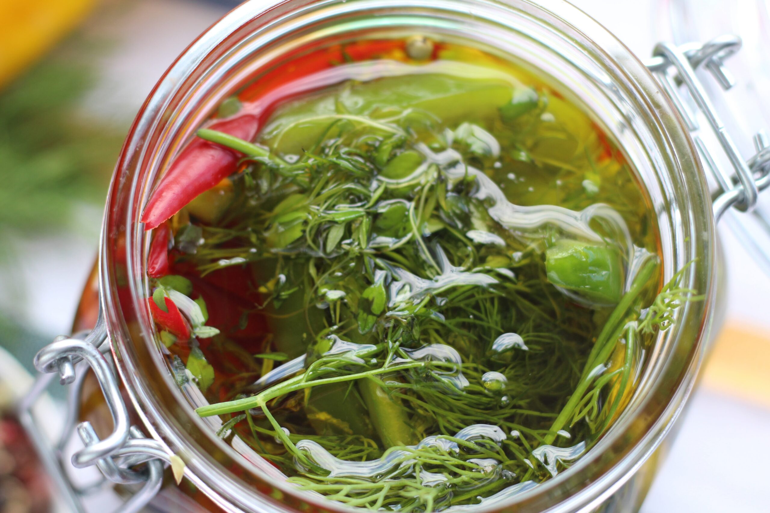 Peppery Herby olive Oil