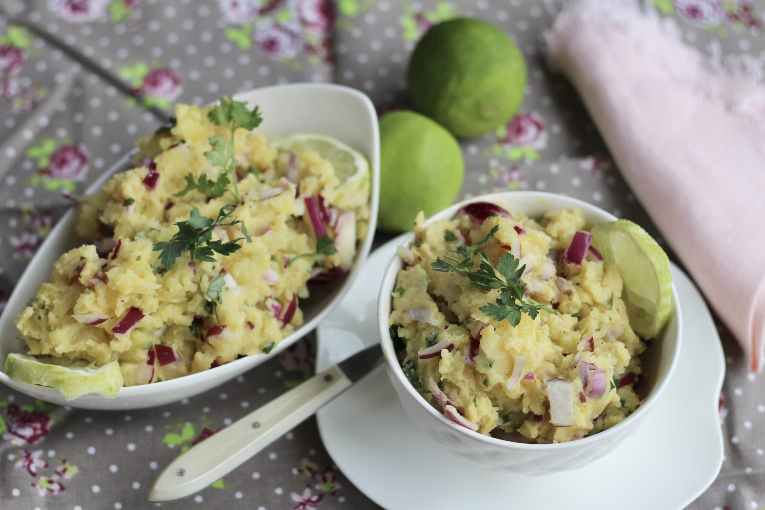 Hot Mustard Lime Potato Salad
