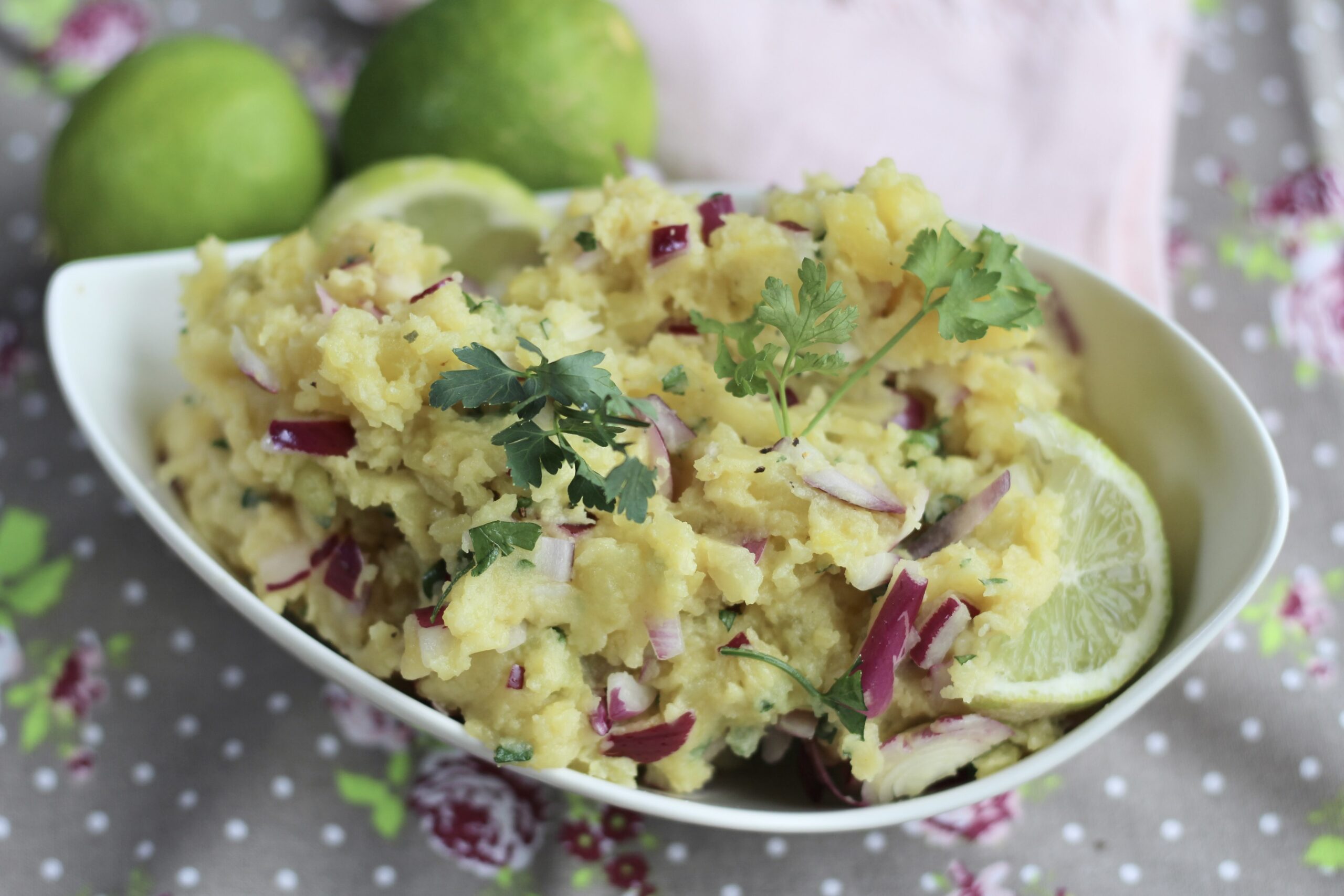 Hot Mustard Lime Potato Salad