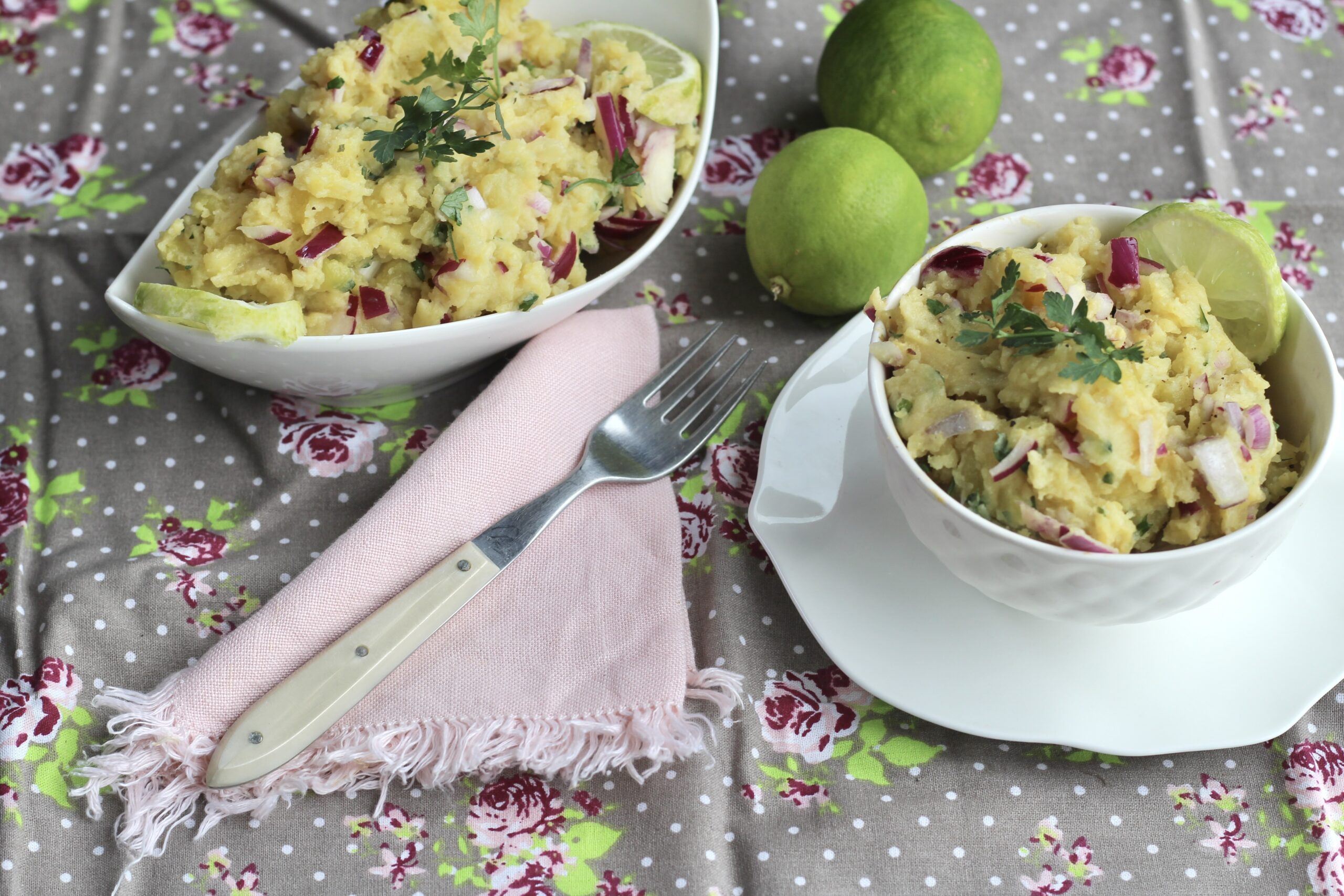 Hot Mustard Lime Potato Salad