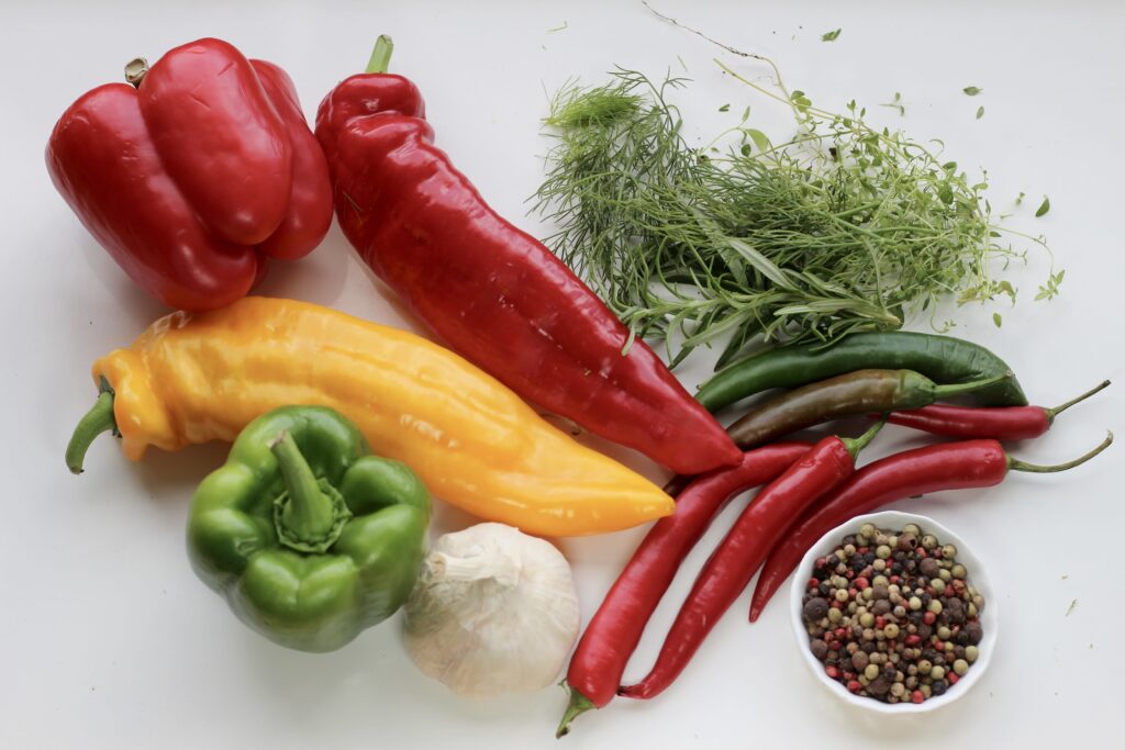 Peppers and Herbs
