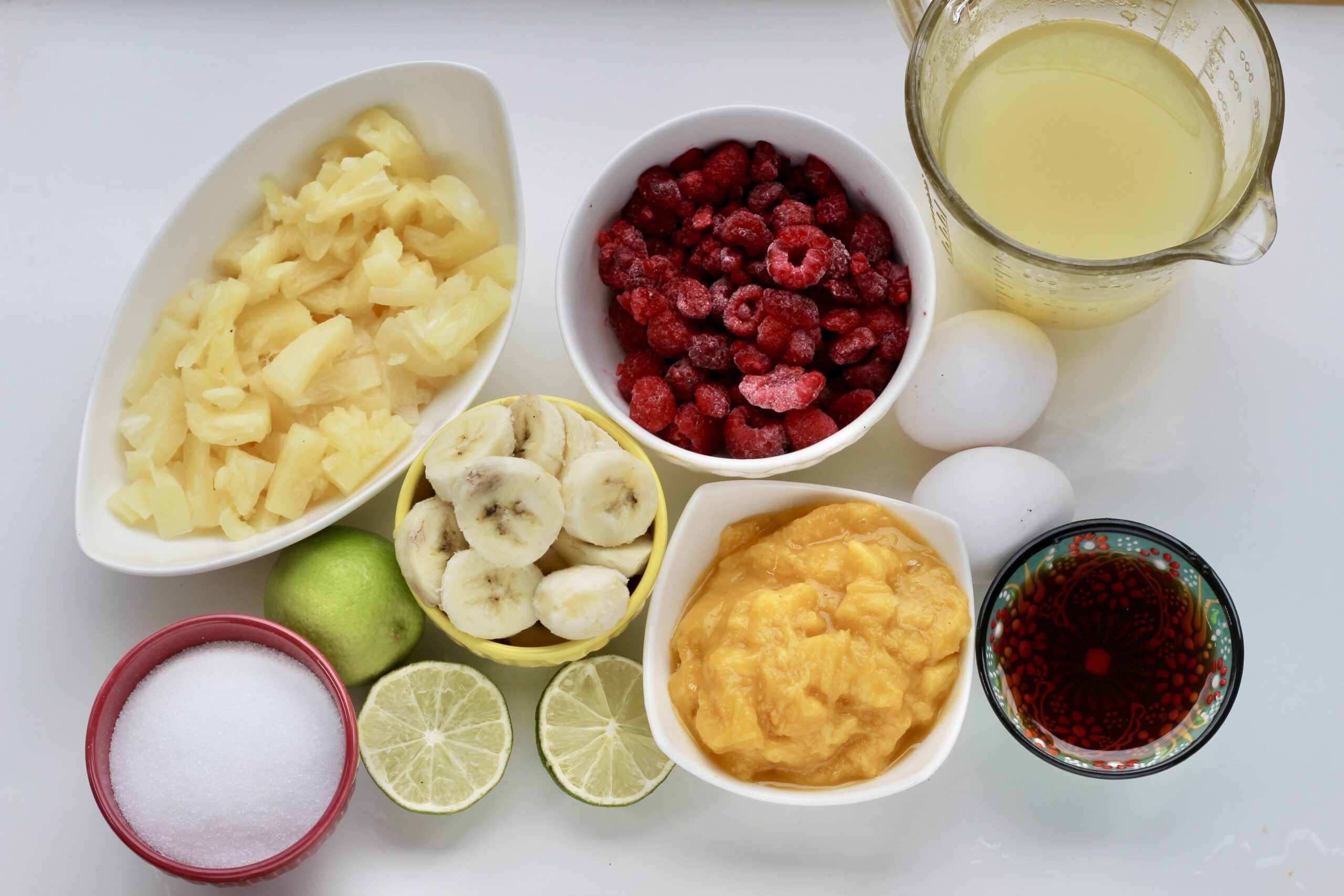 Tropical Paradise Sorbet Ingredients