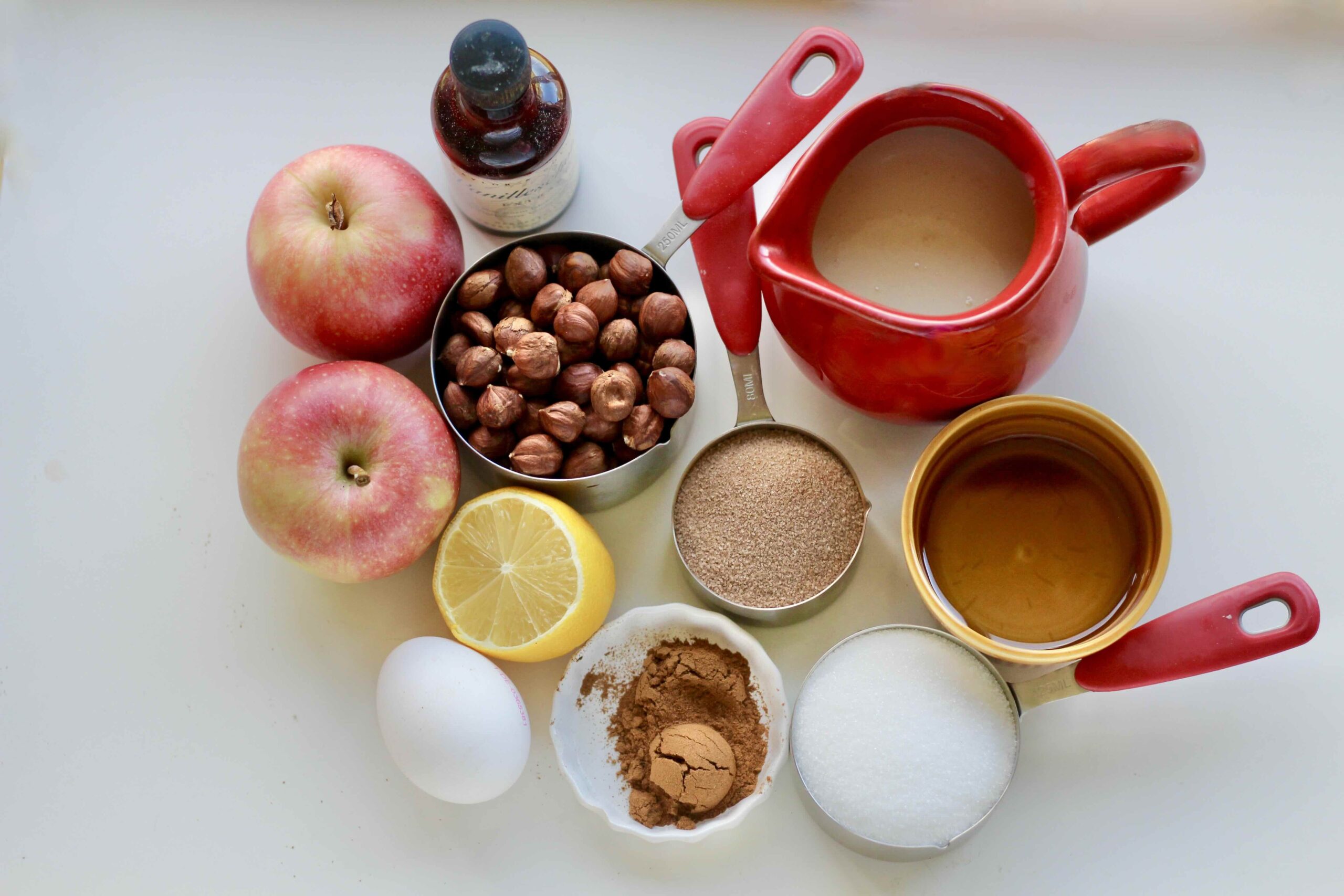Apple Cinnamon Hazelnut Buttermilk Muffins Ingredients