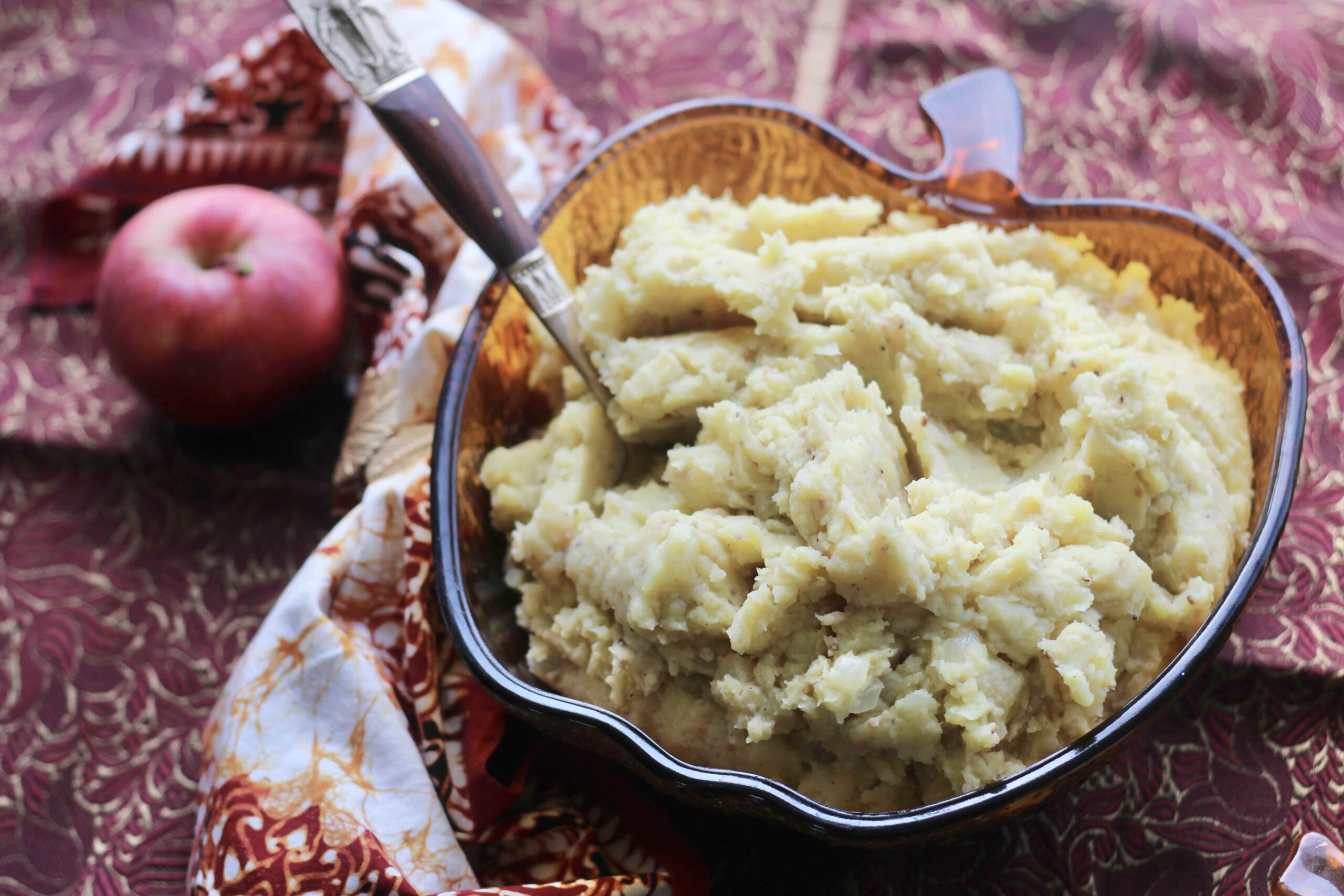 Apple Mustard Mashed Potatoes