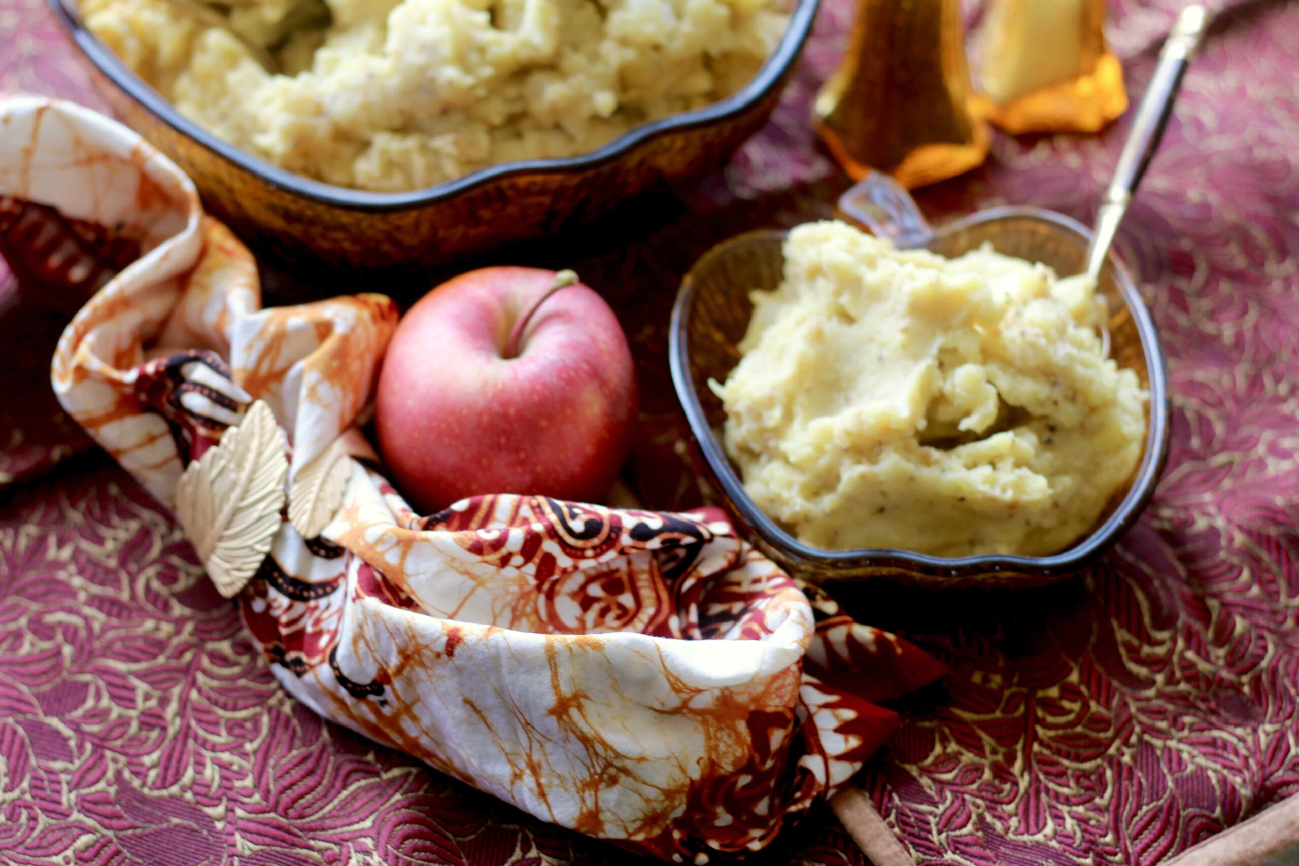 Apple Mustard Mashed Potatoes