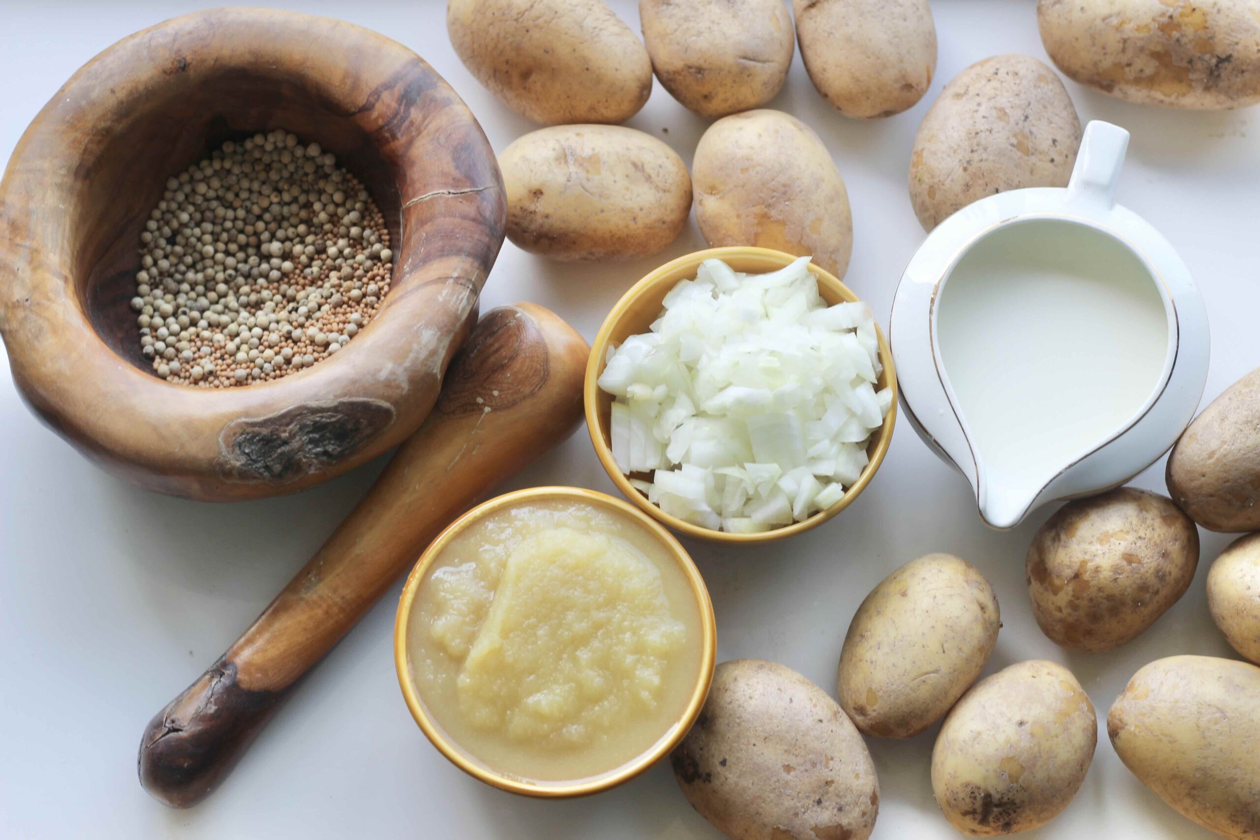 Apple Mustard Mashed Potatoes Ingredients