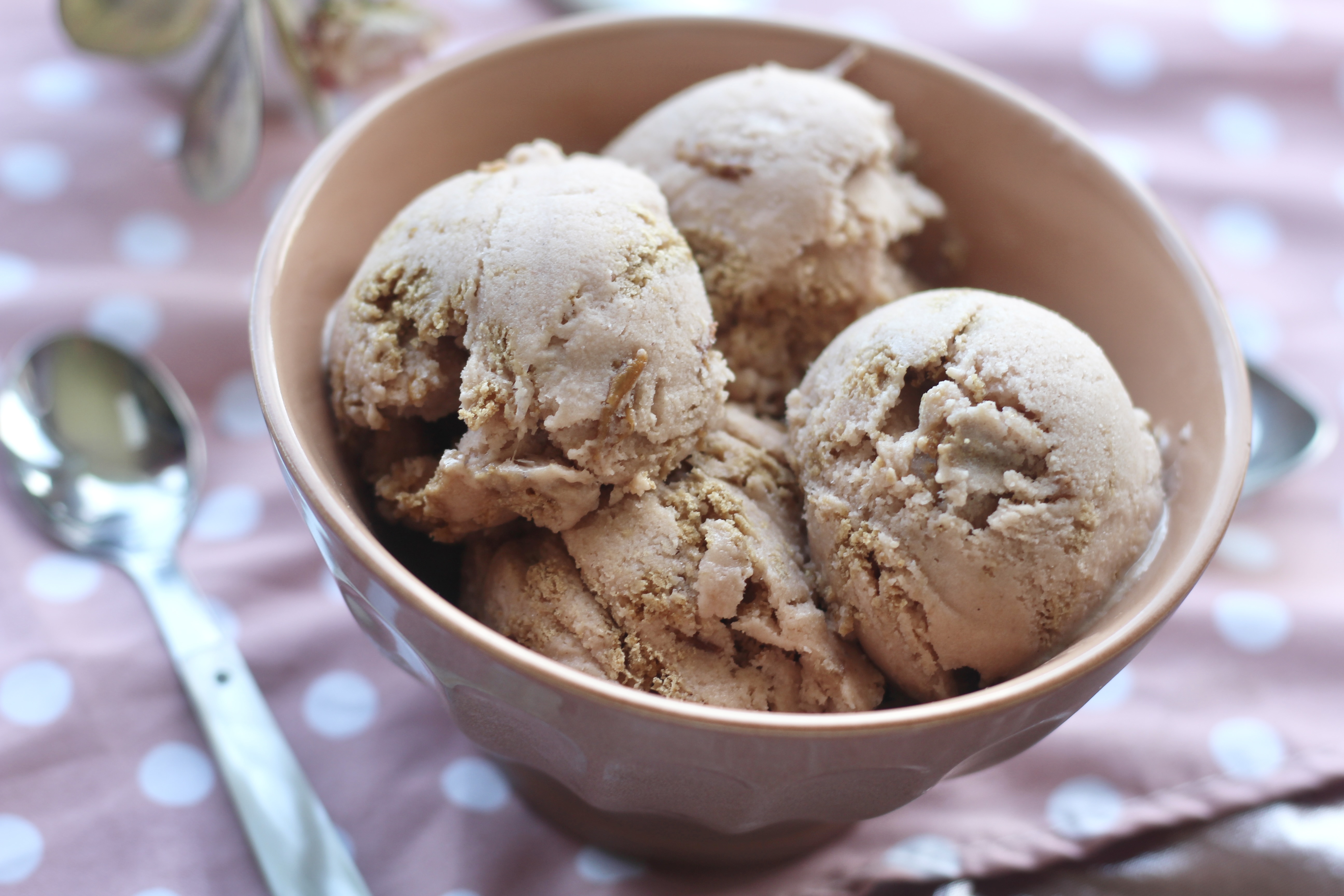 Plum Streusel Ice Cream