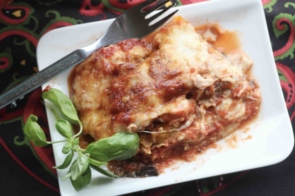 Butternut Squash Eggplant Parmesan