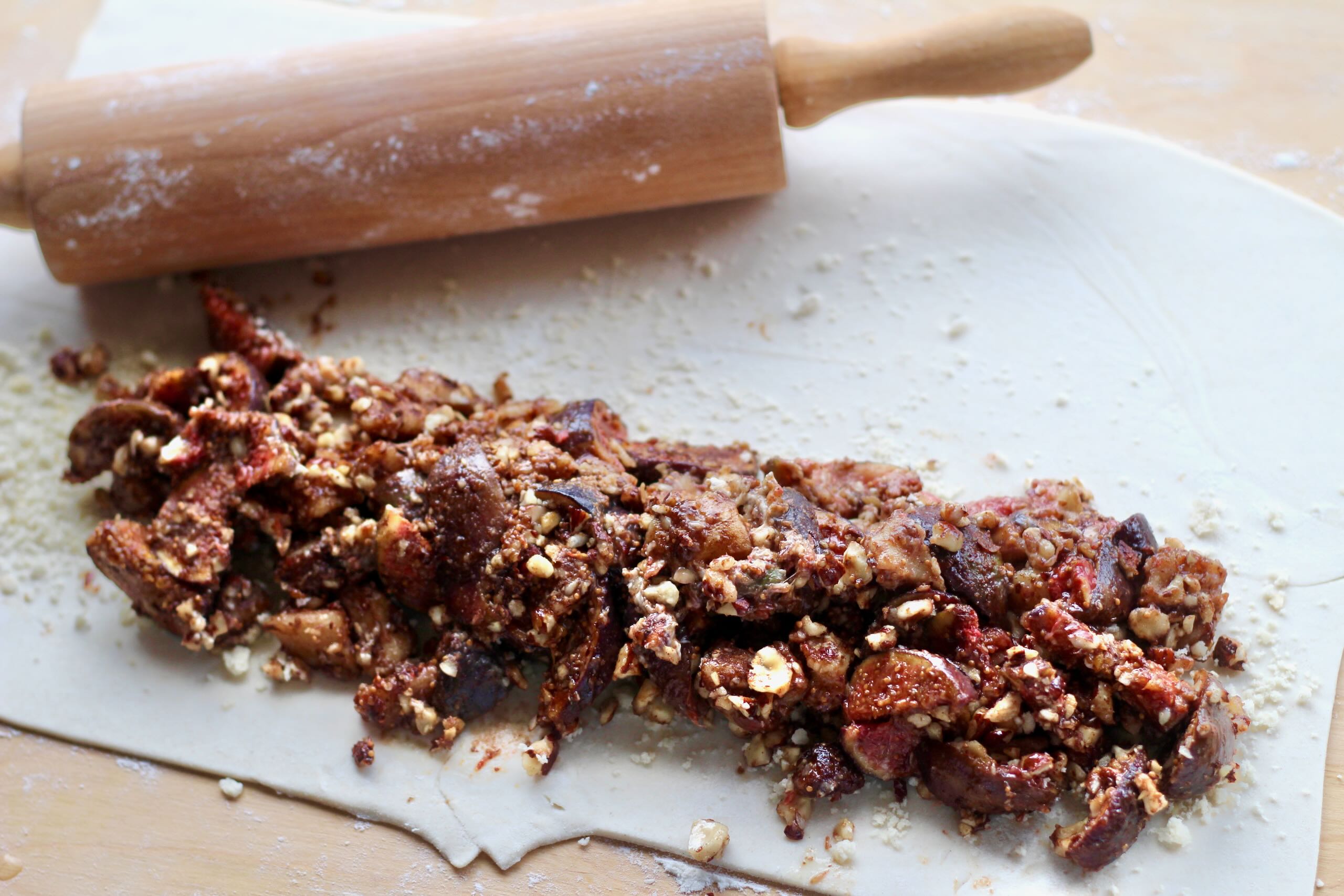 Fig Hazelnut Marzipan Strudel Filling