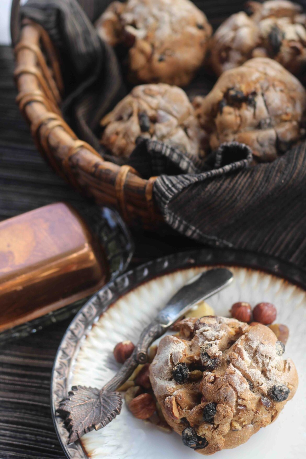 Chestnut Raisin Hazelnut Rolls