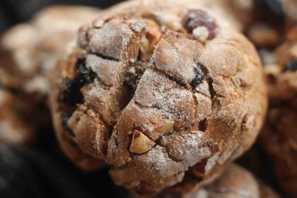 Chestnut Raisin Hazelnut Rolls