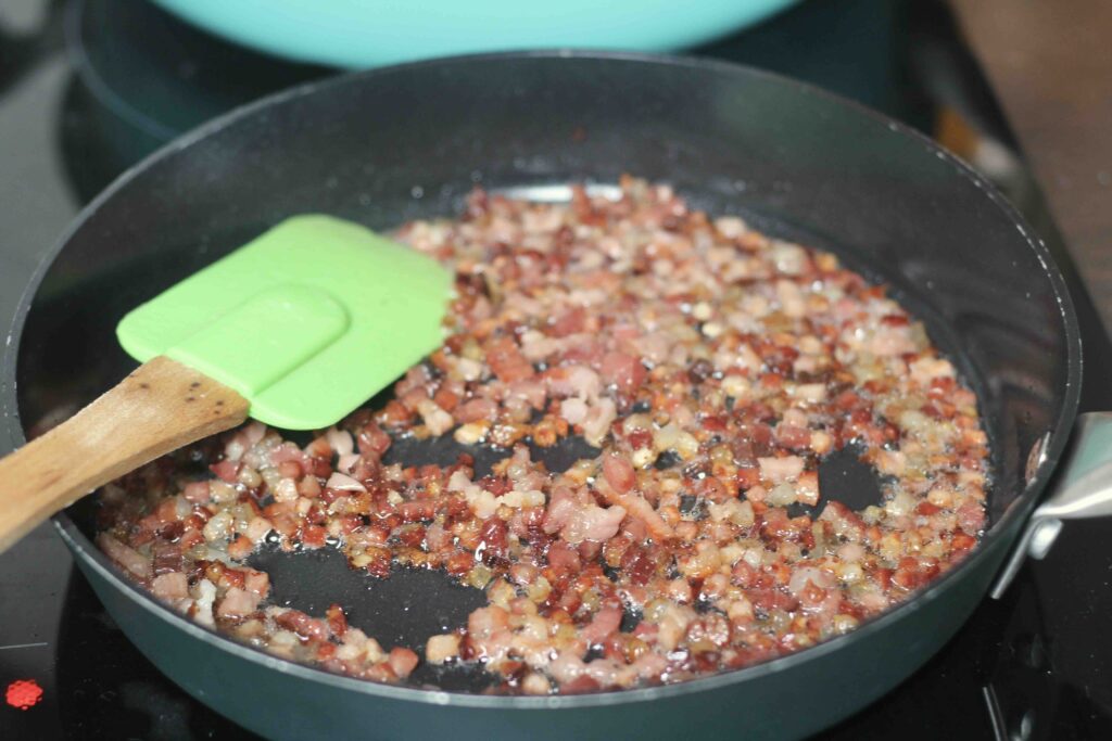 Frying speck